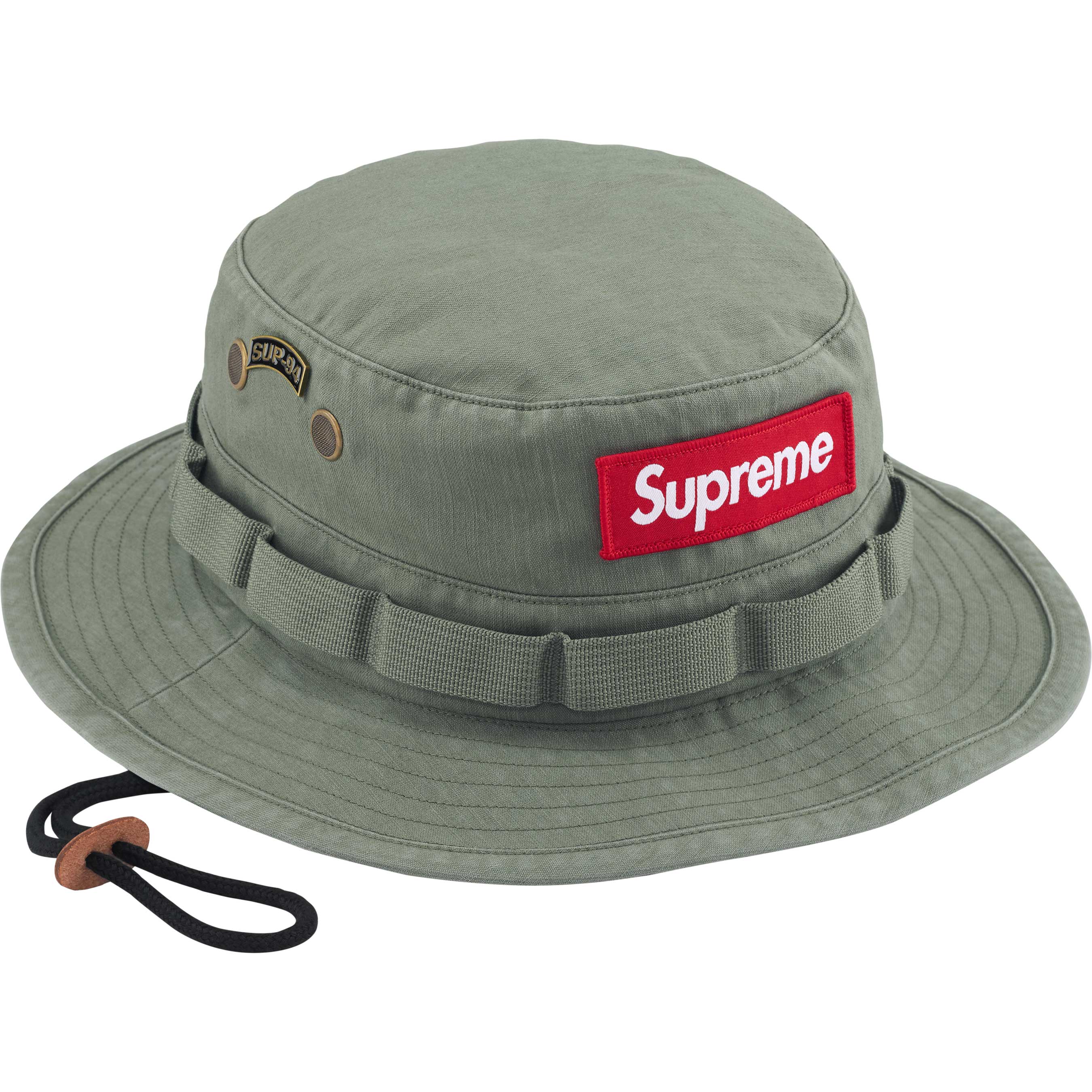 Supreme FW24 Military Boonie Hat in Olive Green - Waterproof Sun Hat for Outdoor Hiking, Camping & Fishing