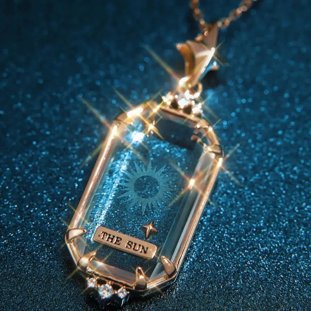 Authentic Tarot Pendants for Women - Handmade Mystical Jewelry for Spiritual Protection & Divination | Perfect for Wiccan Rituals, Meditation & Gift Giving