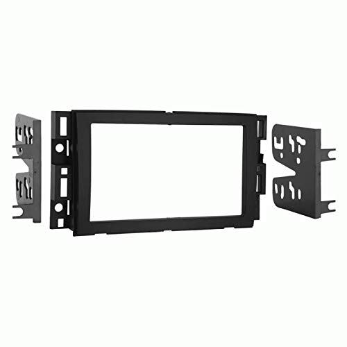Universal Double DIN Car Stereo Dash Kit for 2008-2020 GMC Savana - Black Trim Bezel | Aftermarket Radio Installation | Perfect for Upgrading Factory Audio System