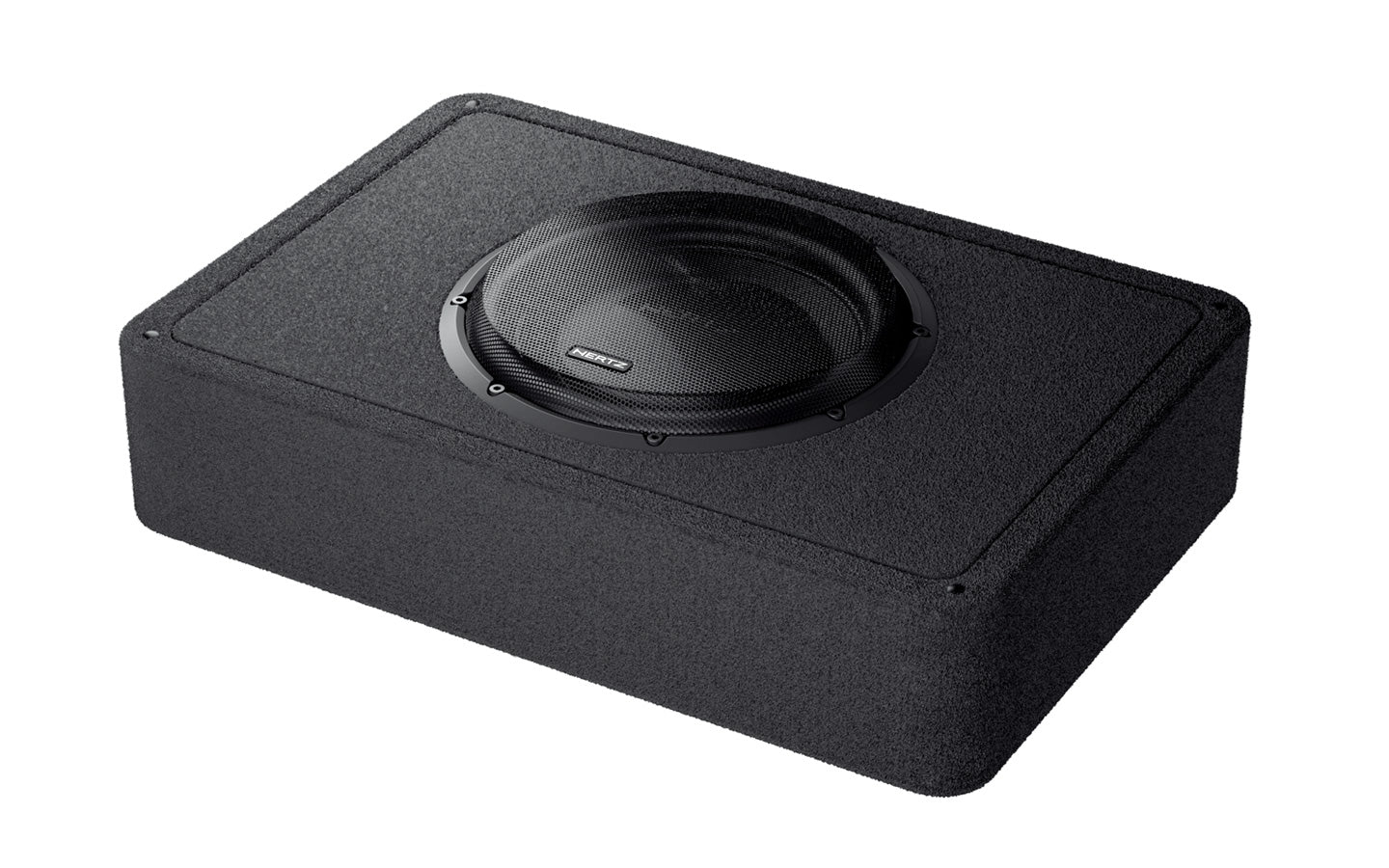 Hertz MPBX 300 S2 Mille 12 Ultra Shallow Sealed Subwoofer Enclosure - Premium Car Audio Bass Box for Trucks, SUVs & Custom Vehicles - Perfect for Tight Spaces & Powerful Sound Systems