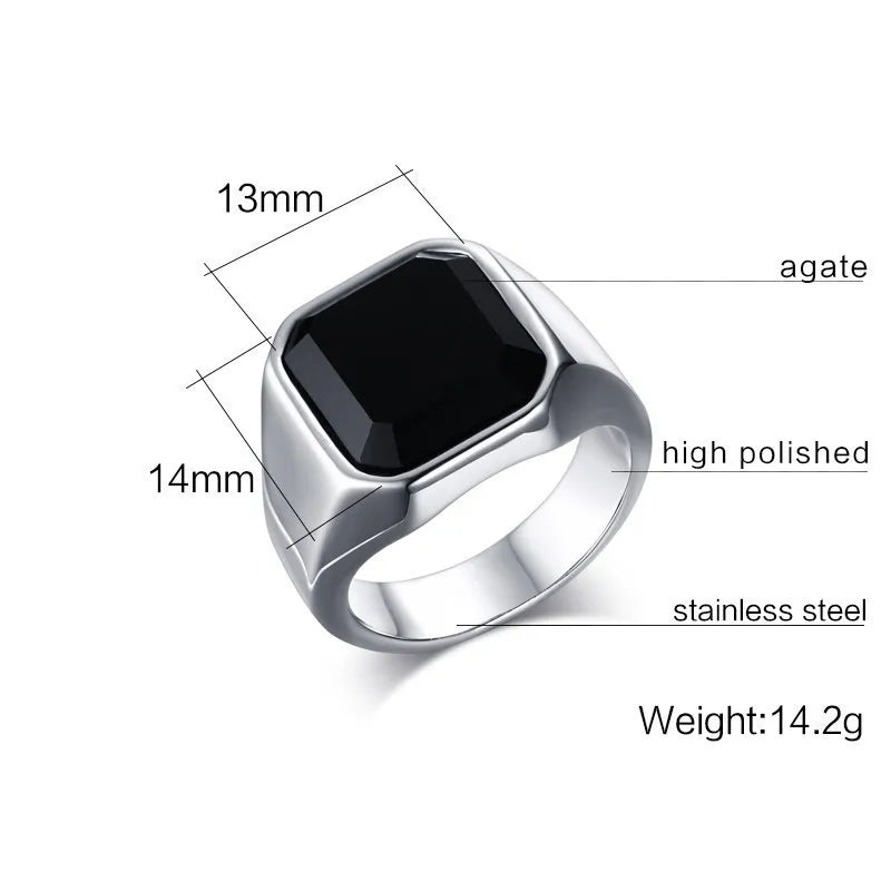 Dark Elegance Ring for Women - Gothic Style Silver Jewelry for Evening Parties & Special Occasions