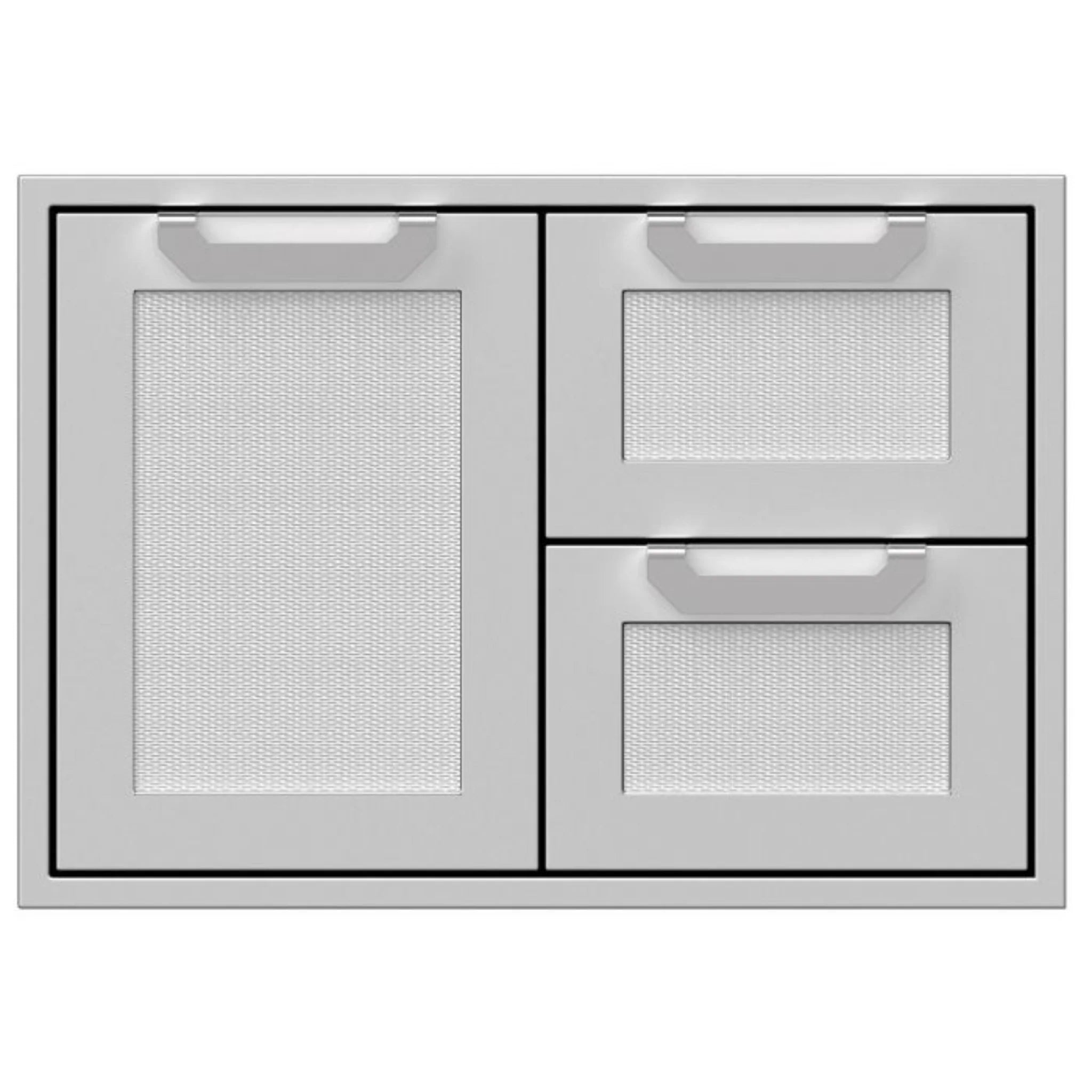 Hestan 30-Inch Outdoor Combo Door/Drawer Stainless Steel Grill Cabinet - Perfect for Backyard BBQ, Patio Cooking & Outdoor Kitchen Setup