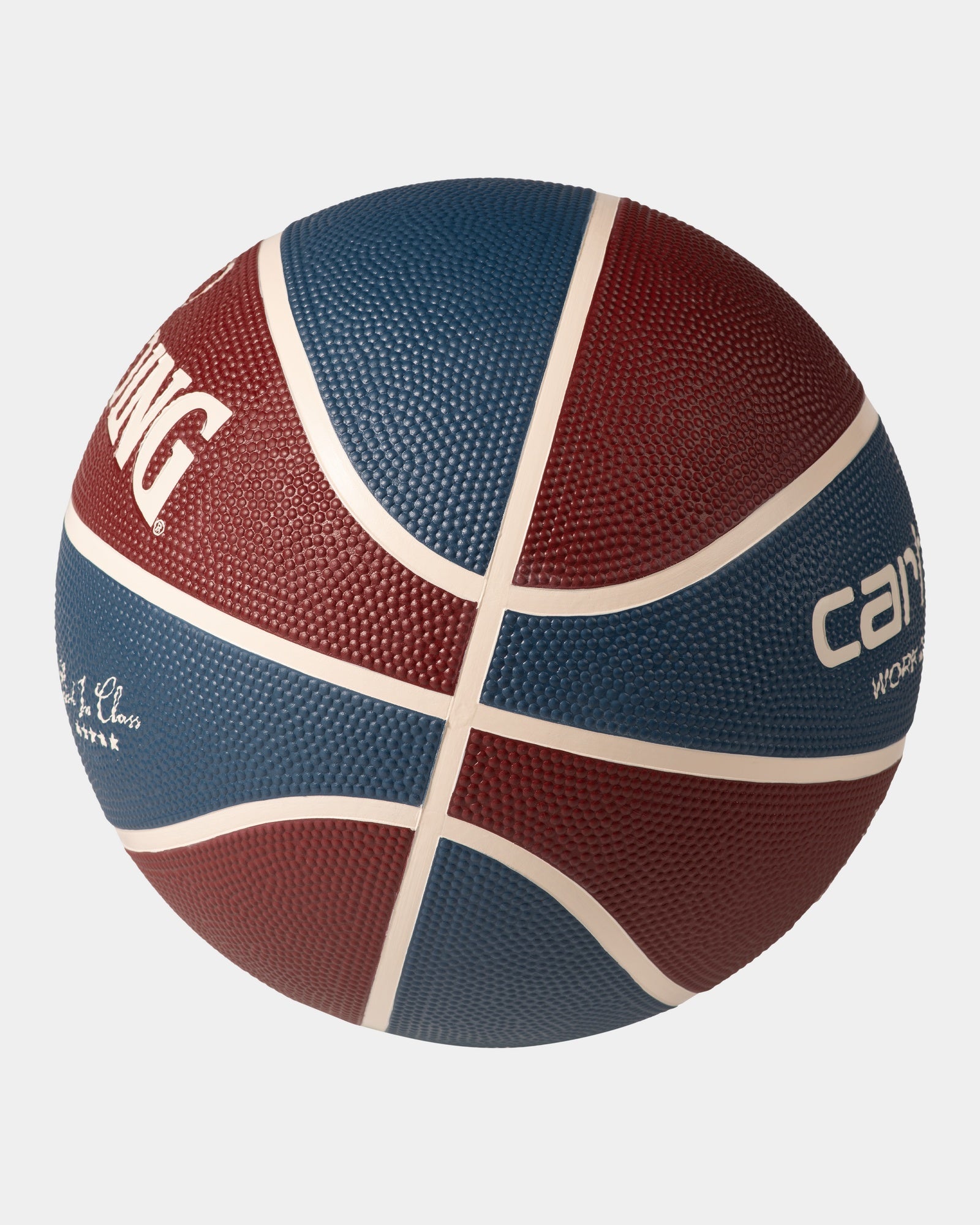 Spalding x Carhartt WIP Basketball - Premium Mulberry & Dusky Blue Colorway | Outdoor & Indoor Court Play | Streetwear Fashion Accessory