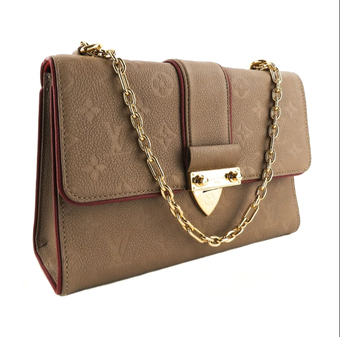 LV Saint Sulpice PM Monogram Empreinte Leather Crossbody Bag for Women - Luxury Designer Handbag for Everyday Use, Travel & Special Occasions