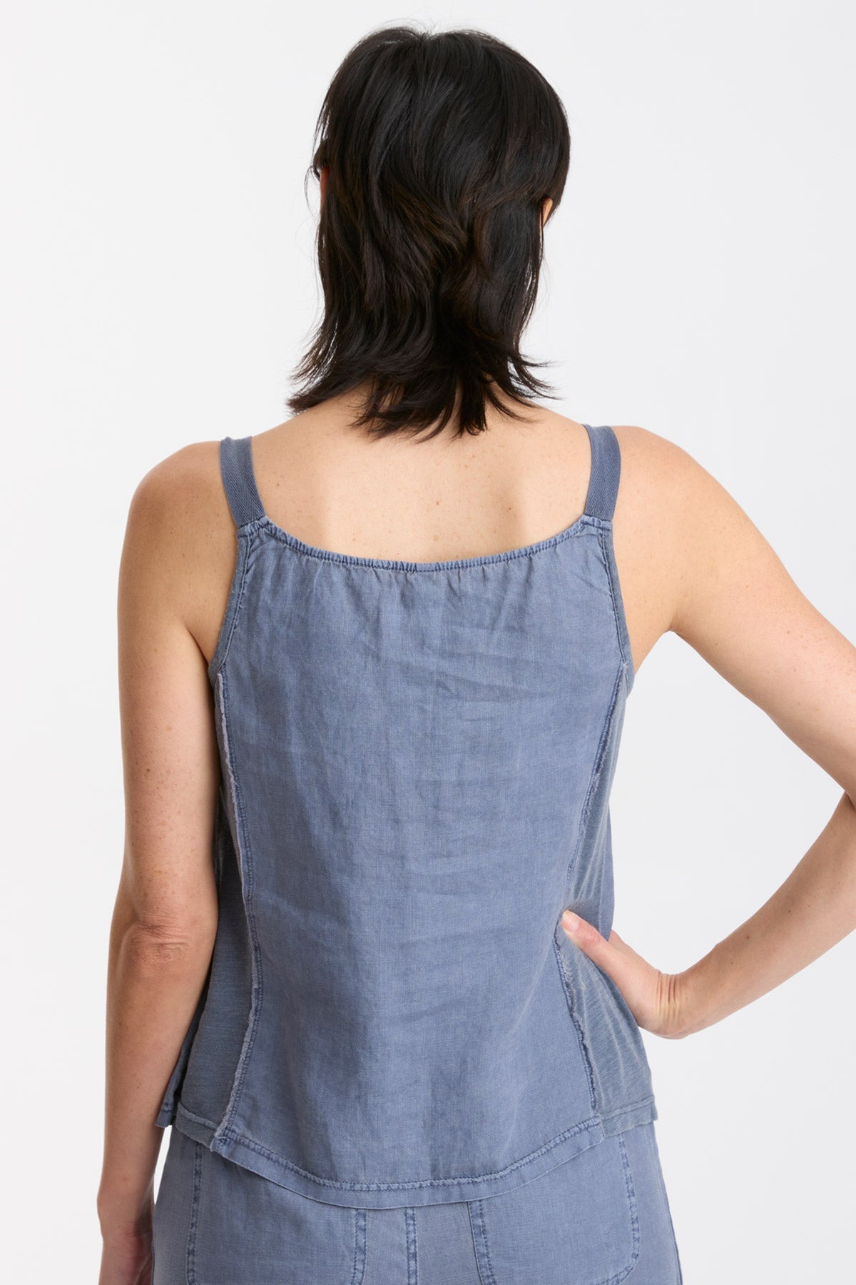 Kiesten Hypnotic Pigment Tank Top - Women's Fashion Casual Sleeveless Shirt for Summer, Beach, and Party Wear