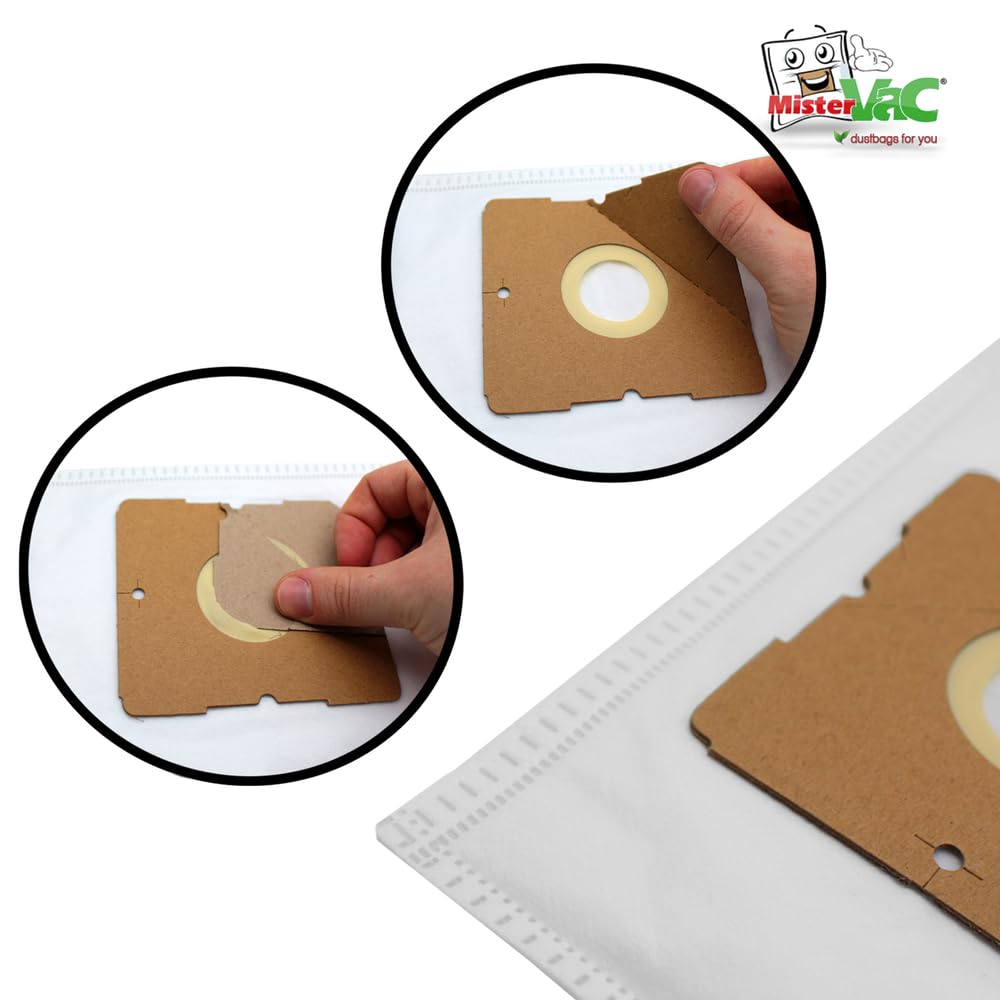 40 Pack Replacement Vacuum Cleaner Bags - Compatible with Progress PC 2490 Stuttgart Model | Perfect for Home Cleaning & Pet Hair Removal