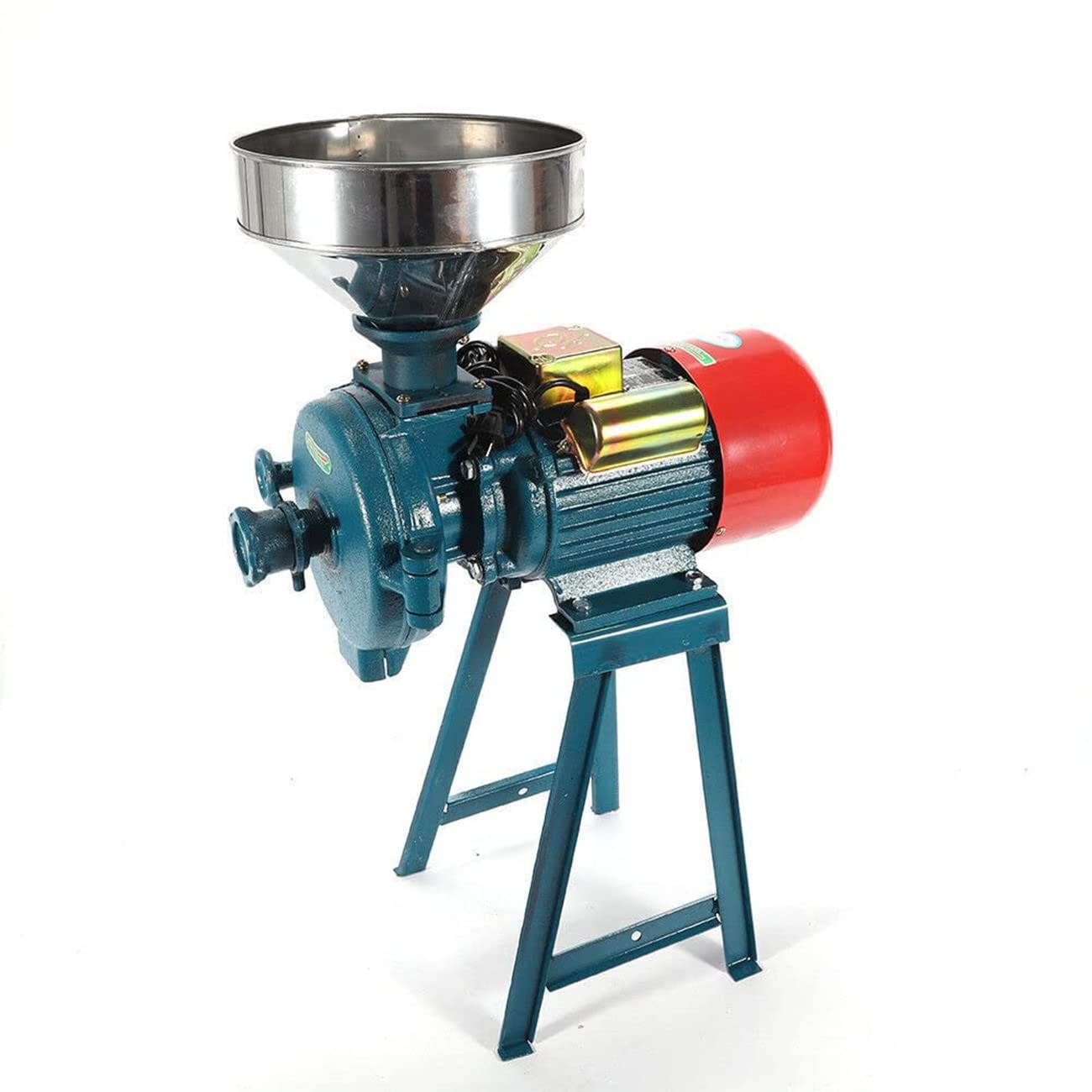 Commercial 3000W Electric Grain Grinder Mill - Heavy Duty Corn, Rice & Wheat Flour Grinding Machine with Funnel (110V) - Perfect for Bakeries, Restaurants & Home Kitchen Use