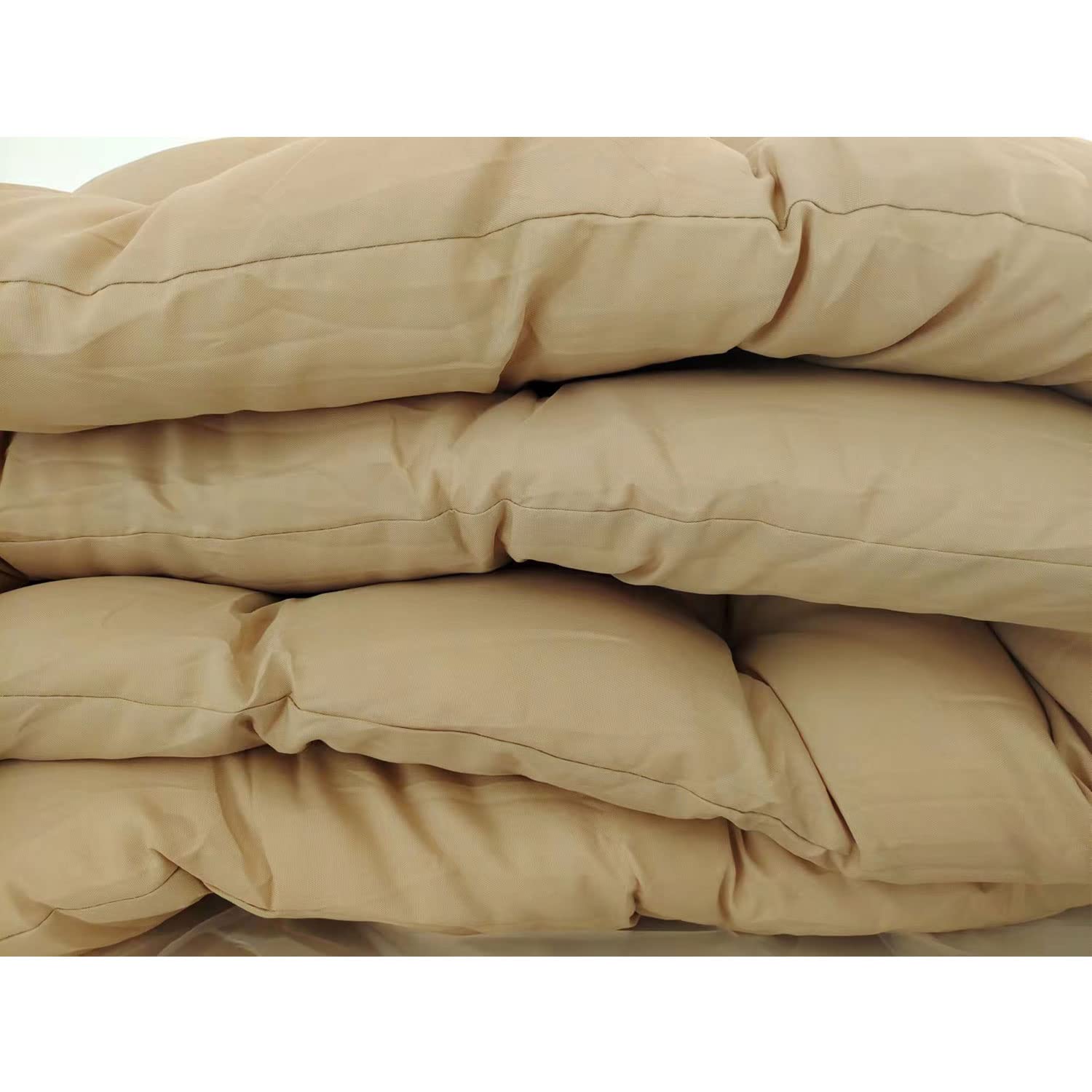 **Waterproof Outdoor Swing Cushion with Backrest – 150x100cm Beige Patio Bench Seat Pad for 2-3 Seater, Durable Garden & Porch Furniture Cushion – Perfect for Relaxing in Backyard, Deck, or Poolside**
