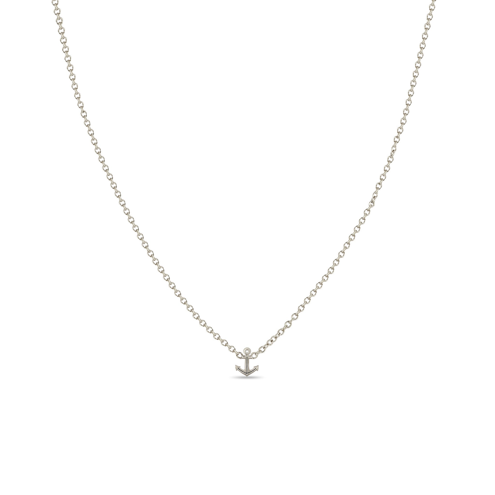 14K Gold Tiny Anchor Necklace for Women - Dainty Minimalist Jewelry Gift for Her - Perfect for Everyday Wear, Beach Outings & Nautical-Themed Events