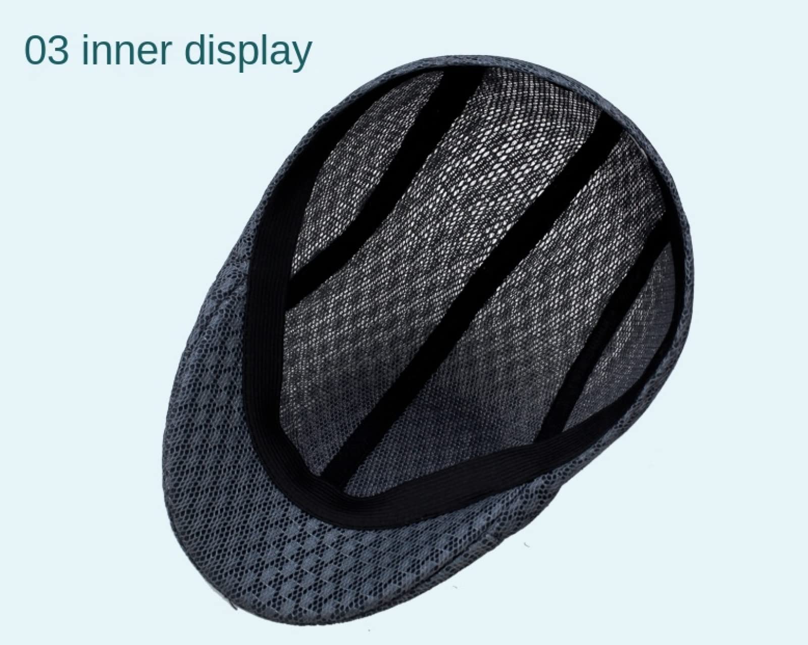 KIAZHAO Men's Breathable Mesh Newsboy Cap - Summer Golf Hat for Outdoor Activities, Casual Wear & Gatsby Style Fashion
