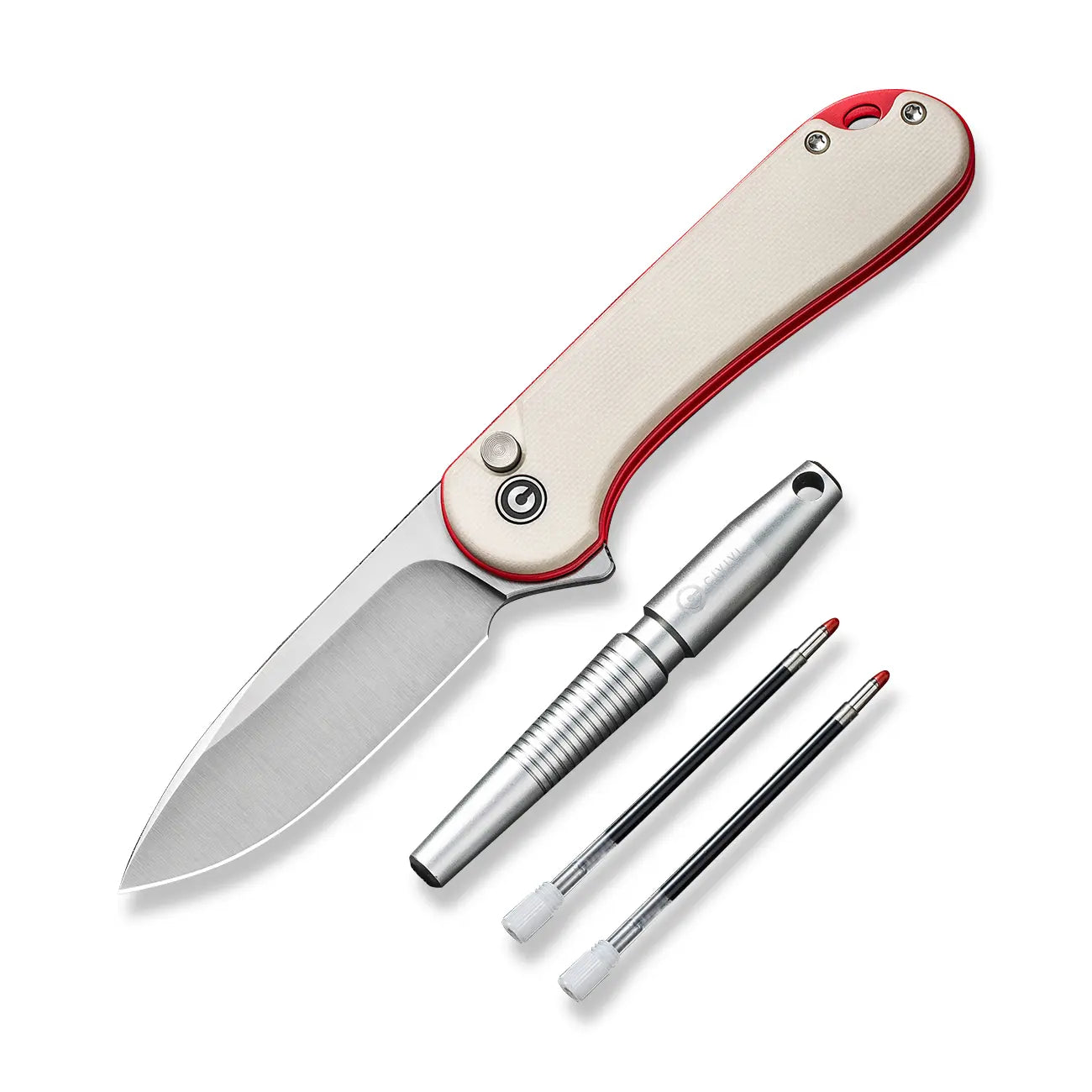 Elementum II Button Lock Knife & Pen Gift Set - Perfect for EDC, Outdoor Adventures, and Everyday Carry (EDC)