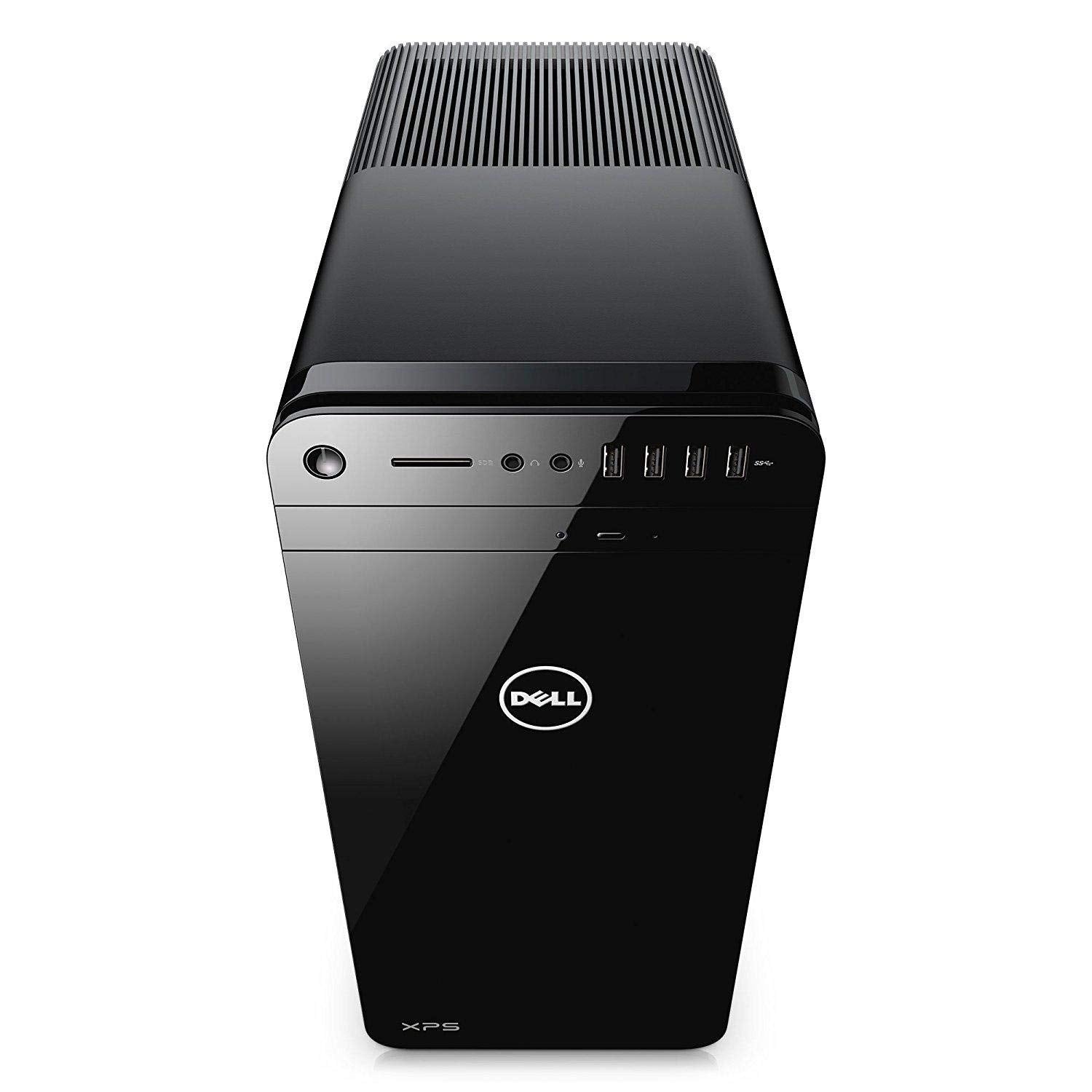 Dell XPS 8930 Tower Desktop PC - Intel Core i7-8700 6-Core (Up to 4.6GHz), 16GB RAM, 480GB SSD + 1TB HDD, NVIDIA GTX 1050 Ti 4GB, WiFi, Bluetooth, Windows 10 Pro - Perfect for Gaming, Graphic Design & Home Office Work