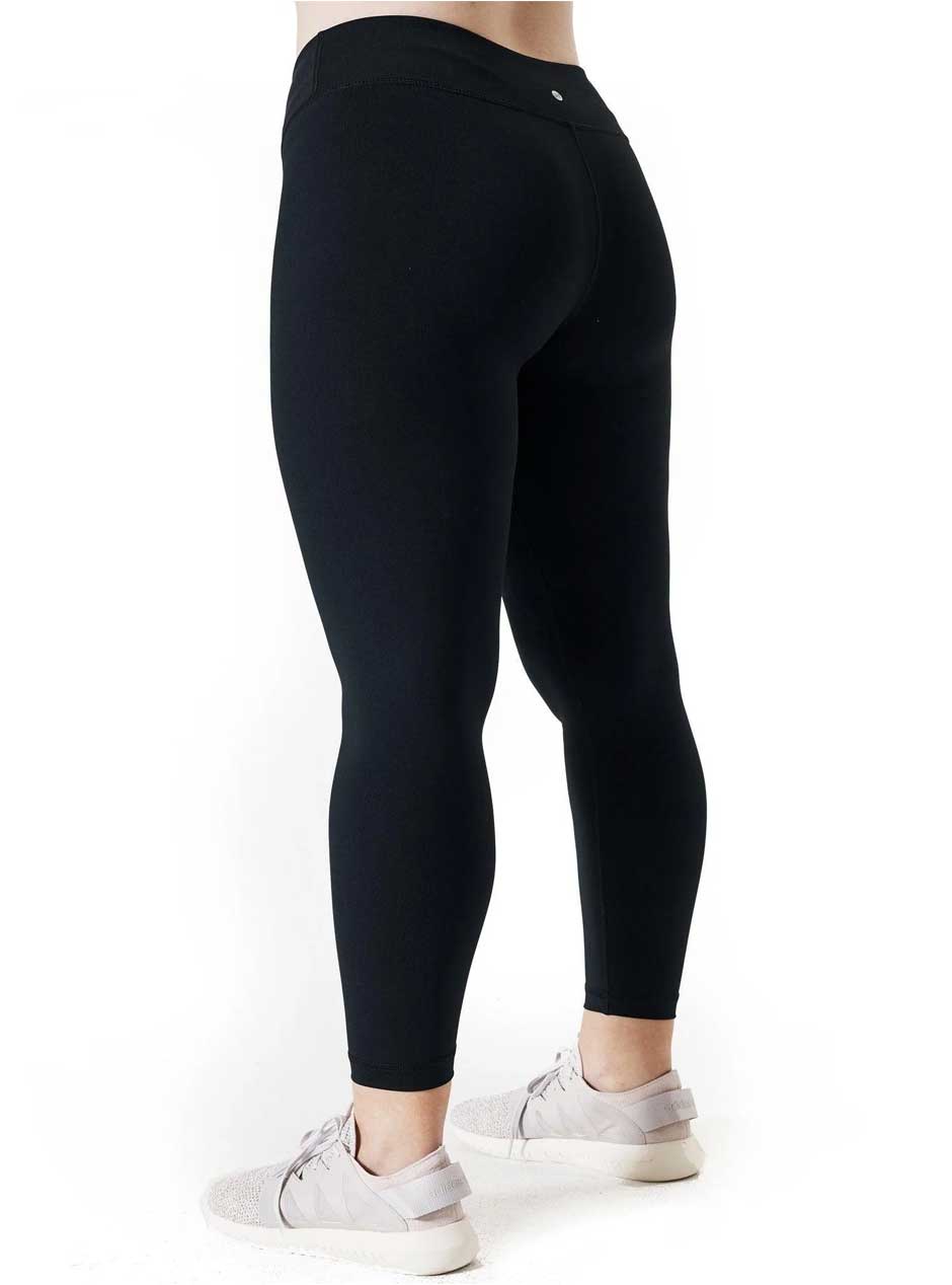 VIMMIA Women's Plus Size High Waisted Yoga Leggings - Black | Tummy Control Workout Pants for Running, Gym & Lounge