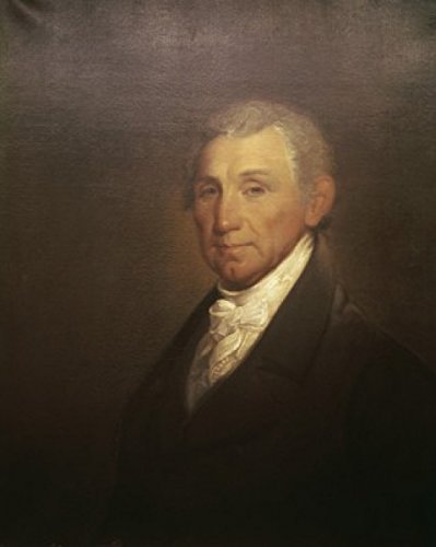 James Monroe Portrait by Gilbert Stuart (1755-1828) - 18x24 Inch American Historical Poster Print - Perfect for Home Decor, Office Wall Art & History Classroom Displays