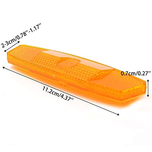 4PCS Bike Wheel Reflectors for MTB Road Cycling Safety