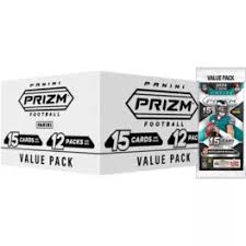 2024 Panini Prizm Football Trading Cards Value Pack Box - 10 Packs with Exclusive Inserts for Collectors & Fantasy Sports Fans (Perfect for Gifts, Game Nights & Sports Memorabilia Collections)
