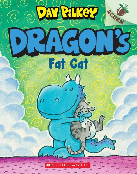 Acorn Dragon #2 Dragon's Fat Cat Plush Toy - Cute Stuffed Animal for Kids & Collectors | Perfect for Gifts, Room Decor, and Cuddling