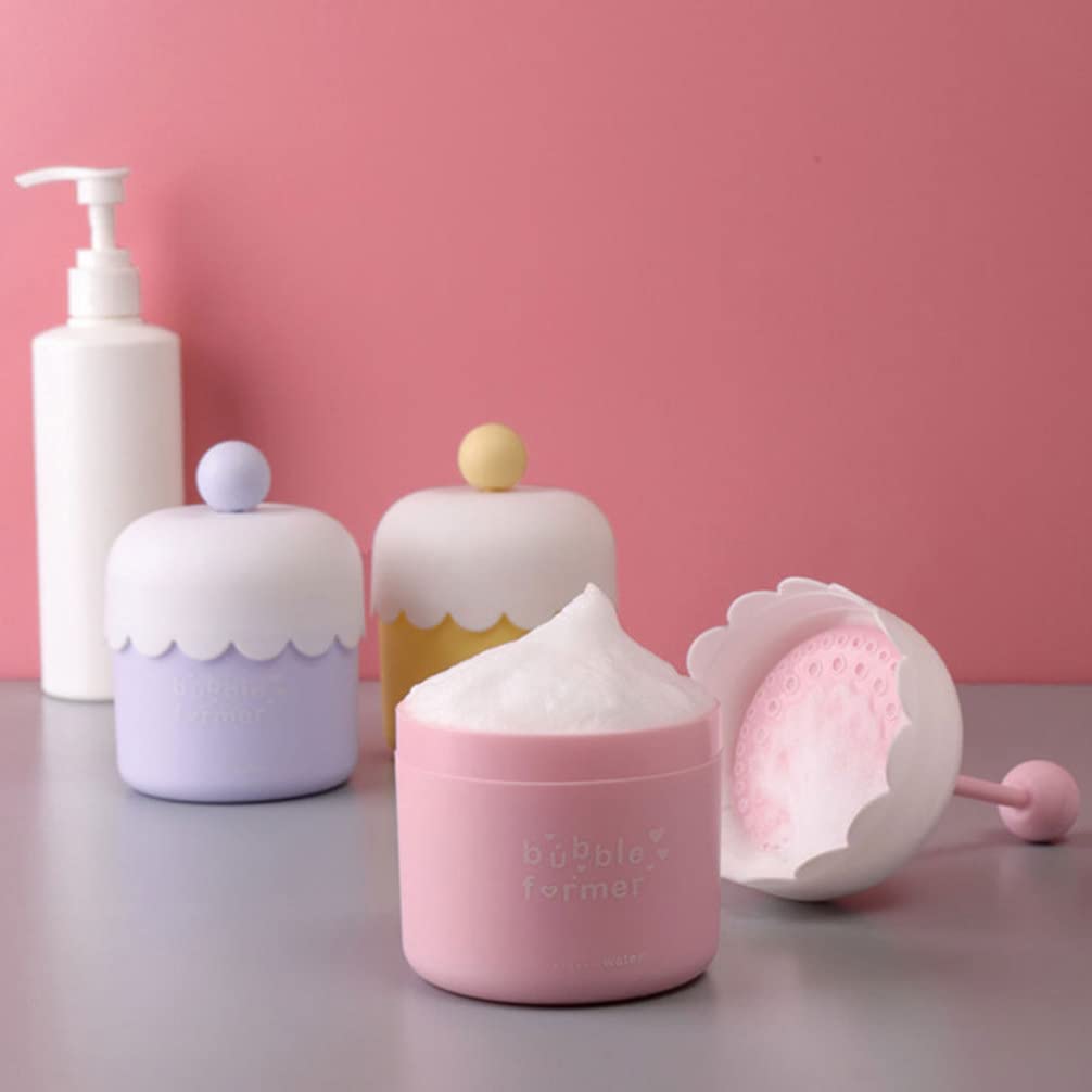 2pcs Facial Foaming Cup Set - Electric Foam Maker for Deep Face Cleansing, Bubble Maker for Gentle Skin Care - Perfect for Bathroom, Spa & Travel Skincare Routine