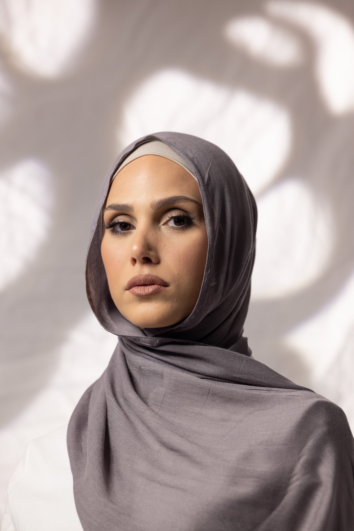Soft & Breathable Cotton Modal Shawl - Shades of Gray Scarf for Women | Perfect for Fall Fashion, Travel Accessories & Cozy Evenings