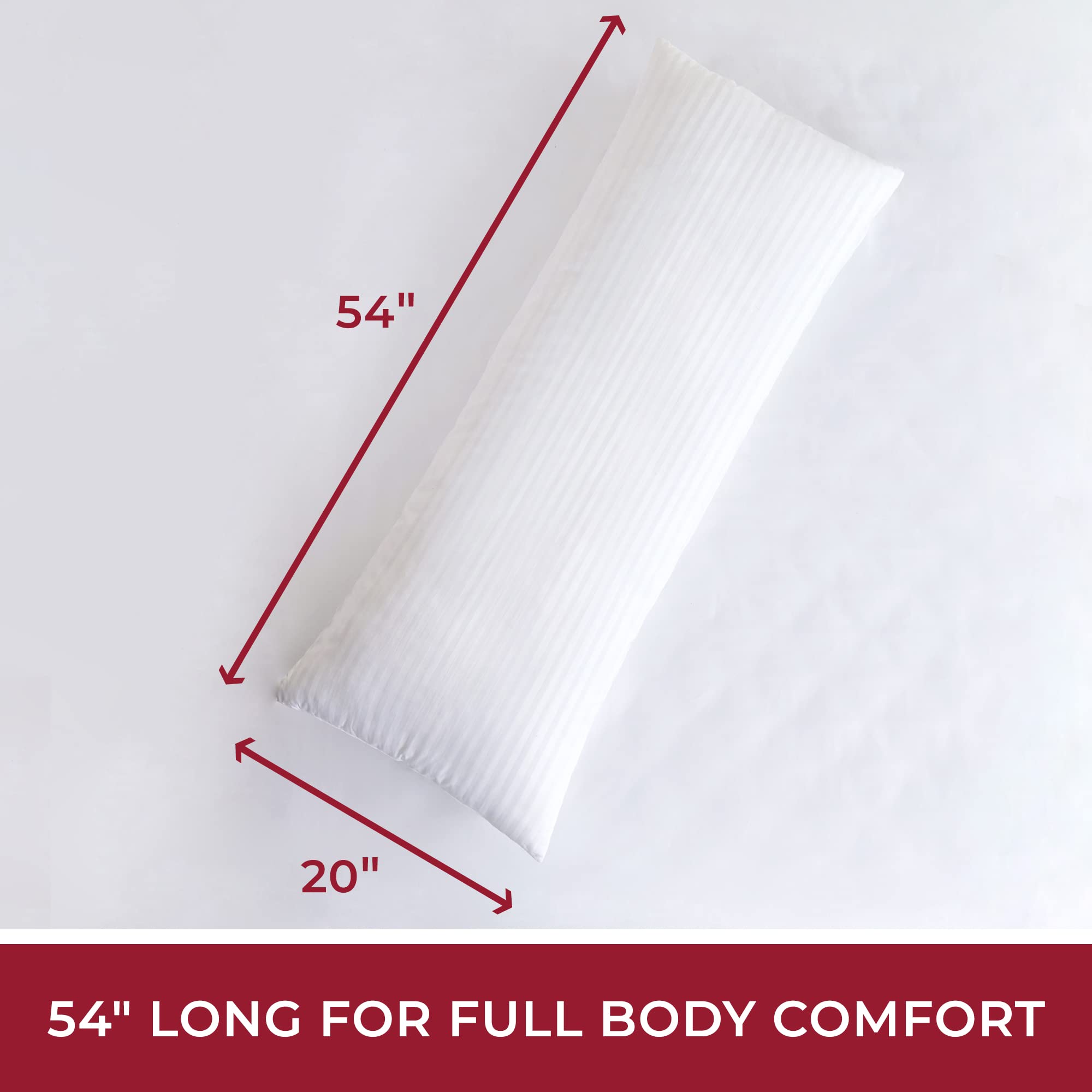 Mellanni Cooling Bed Pillows for Side, Back & Stomach Sleepers - Firm & Plush Body Pillow 20