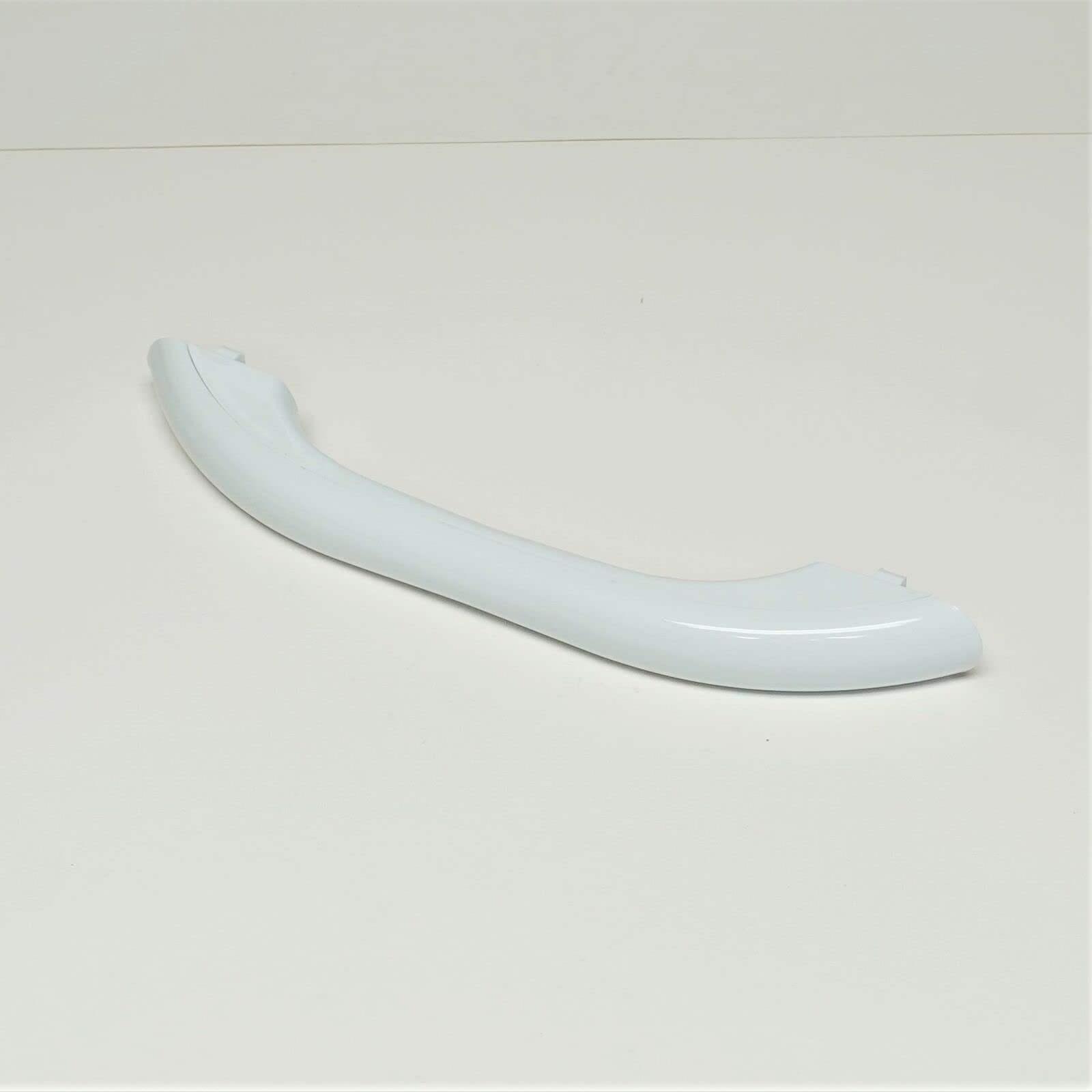 GE WB15X10154 Microwave Door Handle Replacement - White OEM Part for GE Microwaves - Perfect for Kitchen Appliance Repairs & DIY Upgrades
