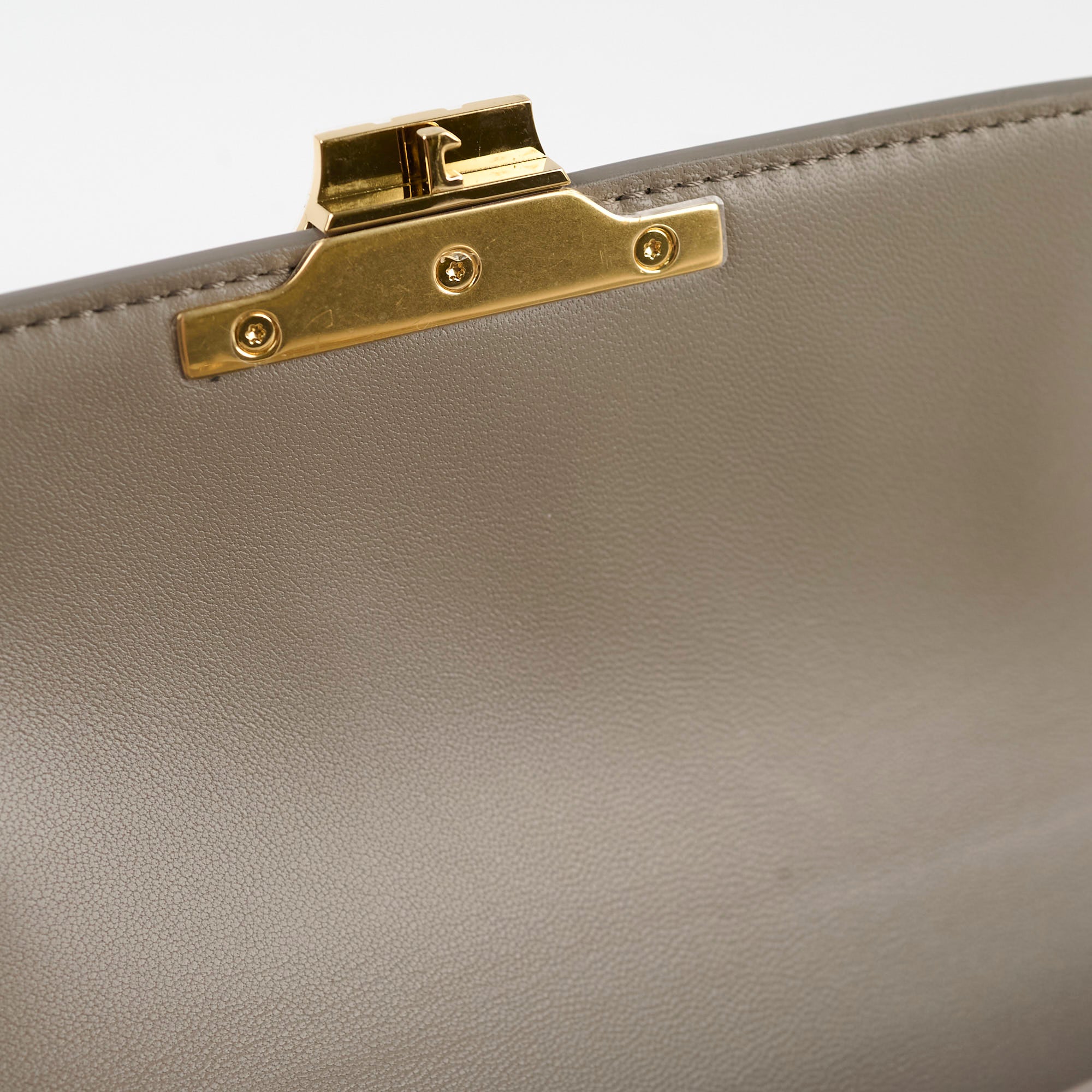 Celine Classique Medium Triomphe Bag Pebble Leather Shoulder Bag for Women | Luxury Designer Handbag for Work, Travel & Everyday Use
