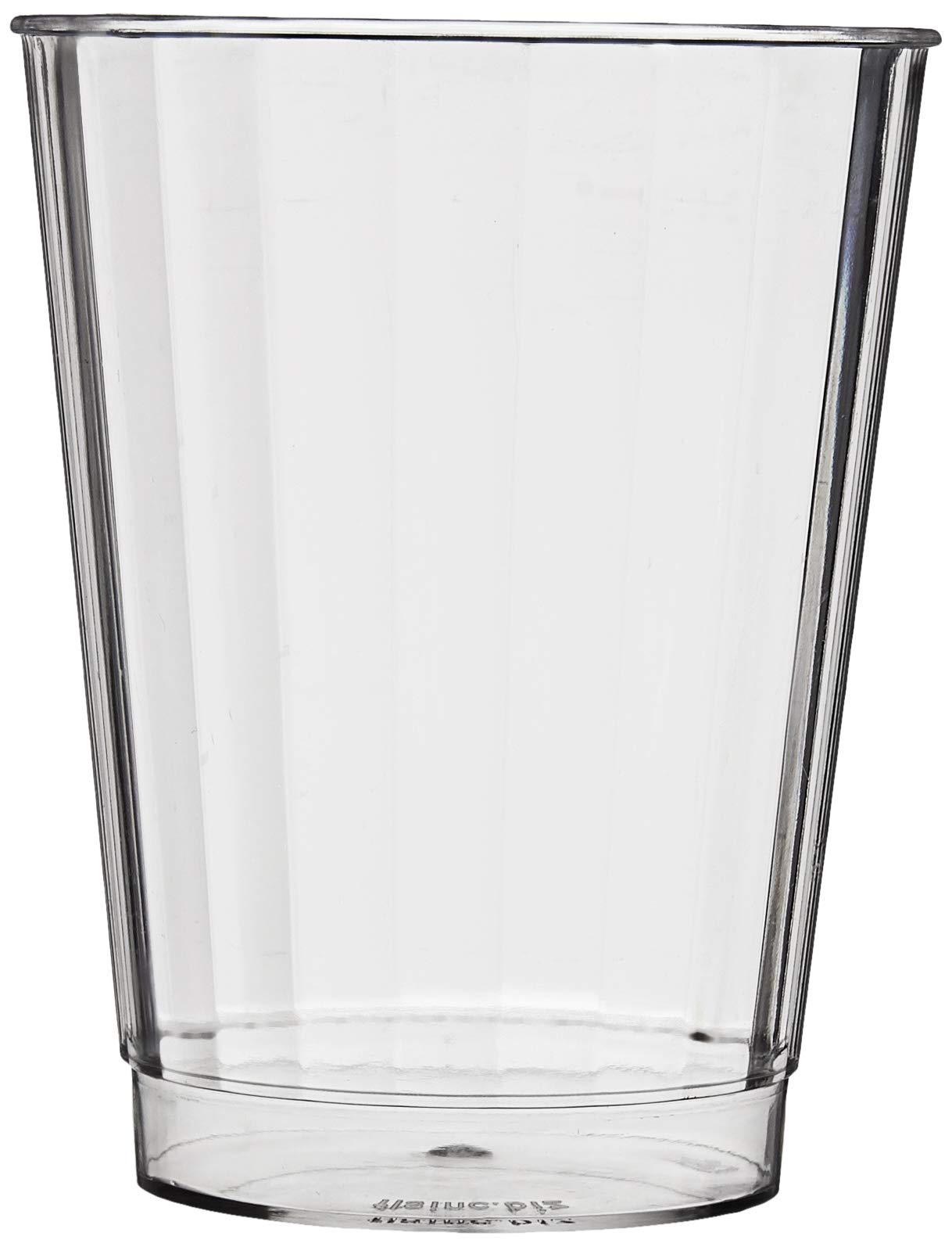 Fineline Settings Renaissance Clear 12 Oz Plastic Tumblers - 240-Piece Bulk Pack for Restaurants, Cafes, and Catering Events - Durable Disposable Cups for Cold Beverages, Smoothies, and Iced Coffee