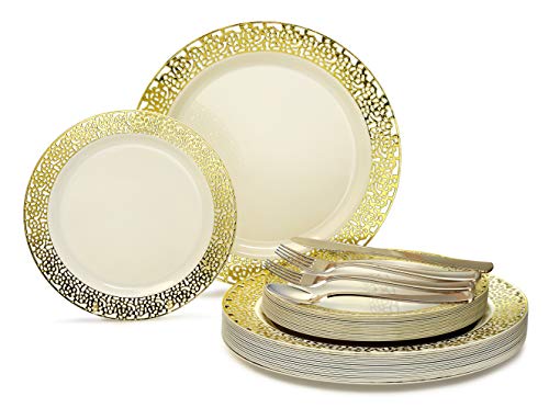 S. Florence Ivory & Gold, Gold Silverware