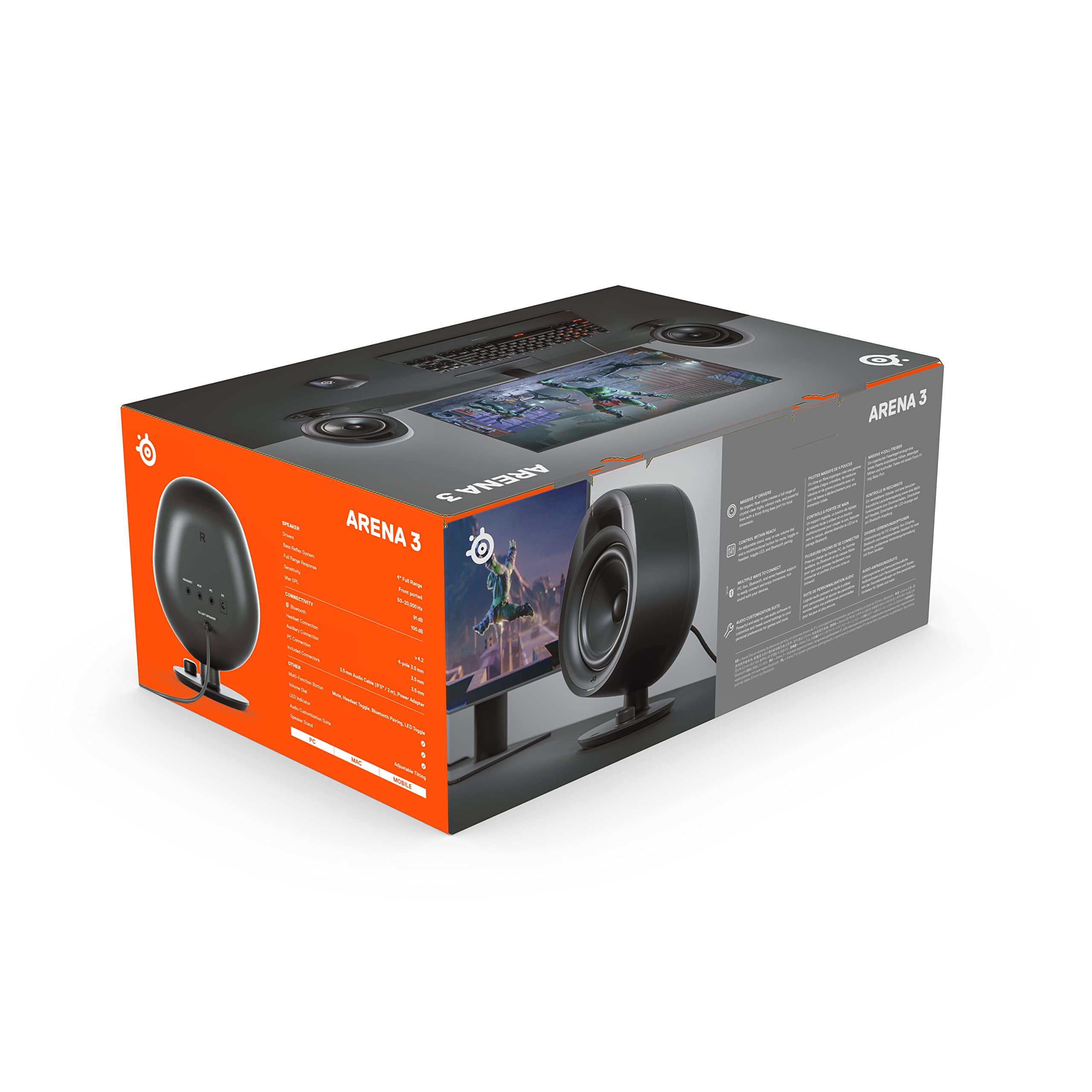 SteelSeries Arena 3 2.0 Gaming Speakers - 4