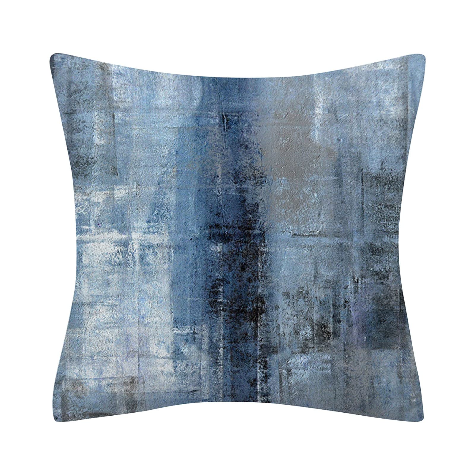 Modern Abstract Decorative Sofa Pillow Cover - Soft Cushion Case for Living Room, Office & Bedroom - Strange & Unique Home Decor Accent