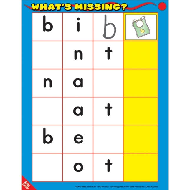 What's Missing? Letter Sounds Literacy Center - Phonics Learning Activity for Kids | Perfect for Classroom & Homeschool Reading Practice