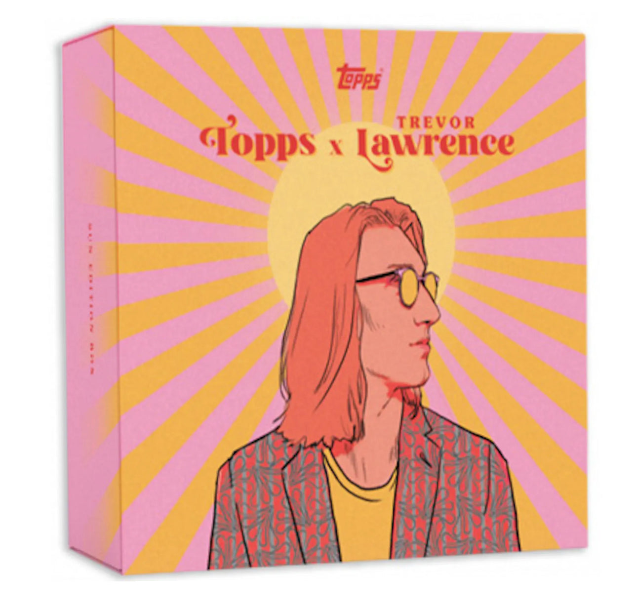 Topps x Trevor Lawrence Sun Edition Football Trading Card Box - Collectible NFL Rookie Cards for Fans & Investors | Perfect for Memorabilia Displays, Sports Collections & Gifting