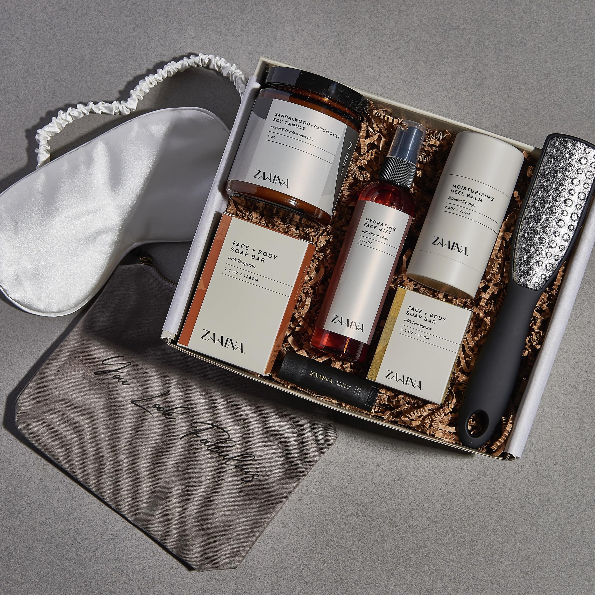 Relaxing Wellness Spa Gift Set for Women - Luxury Home Spa Kit with Bath Bombs, Scented Candles & More - Perfect Mother's Day, Birthday Gift for Mom, Wife, Sister or Friend | Self Care Package for Stress Relief & Pampering at Home | by ZAAINA