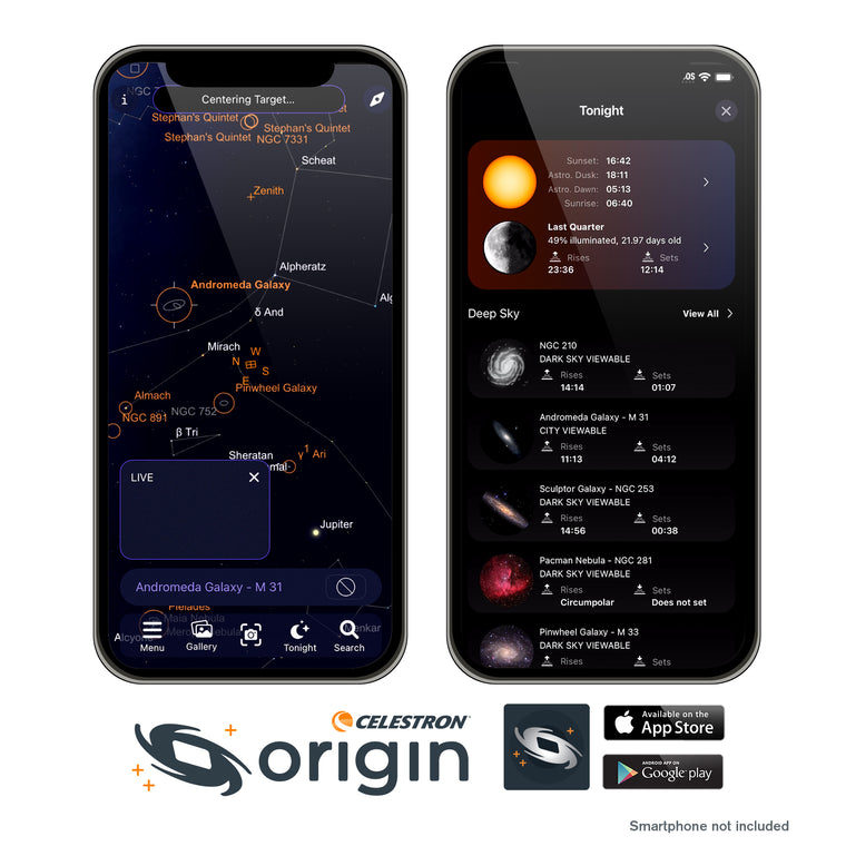 Celestron Origin Smart Telescope - WiFi Connected, High-Powered Astronomy Telescope for Beginners & Professionals | Perfect for Stargazing, Astrophotography & Backyard Astronomy
