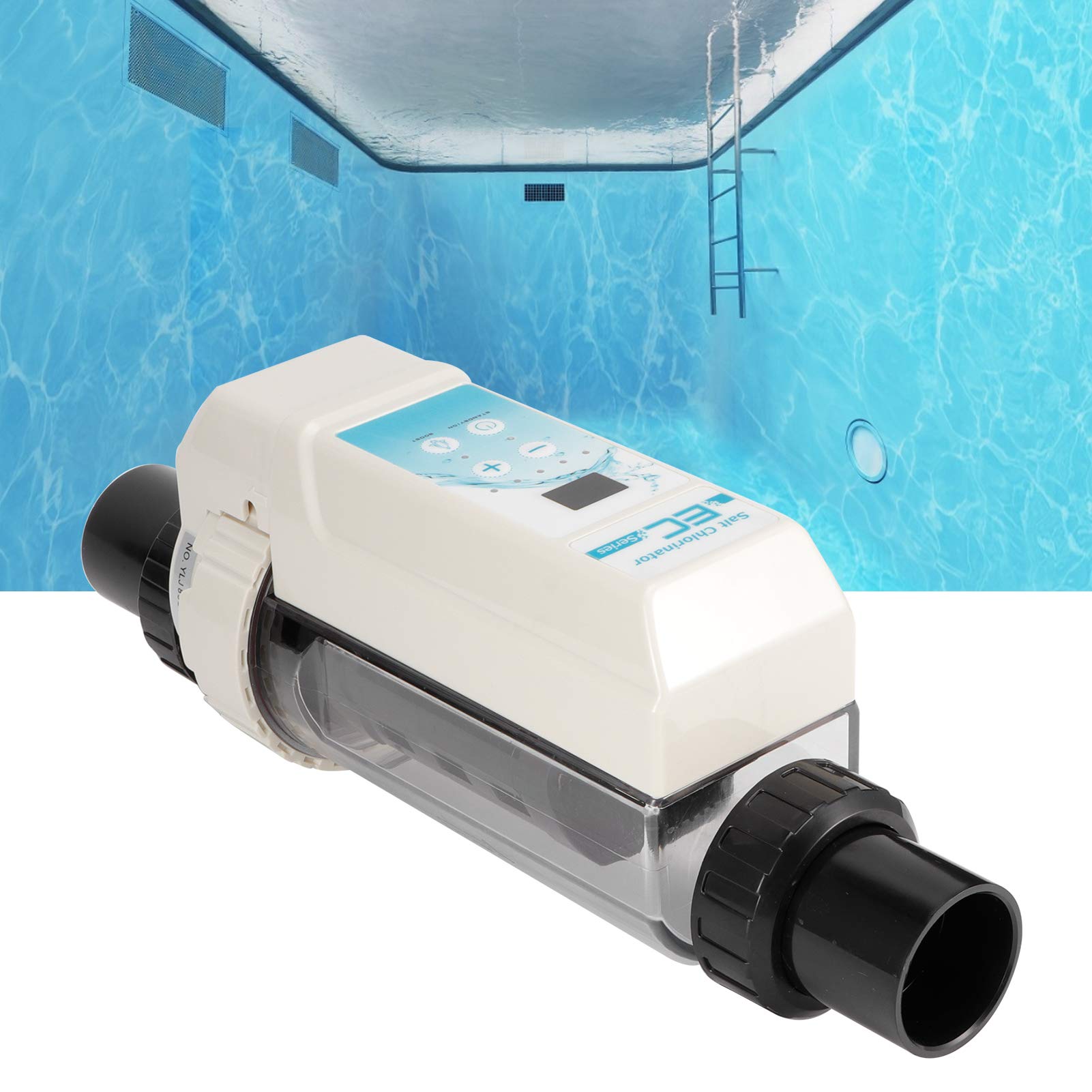 Salt Water Pool Chlorinator System - 25,000 Gallon Saltwater Pool Chlorine Generator | Compatible with 1.5