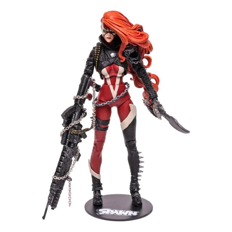 Spawn's Universe She Spawn Deluxe 7-Inch Action Figure - Collectible Comic Book Character Toy for Display & Play - Perfect for Superhero Fans & Collectors