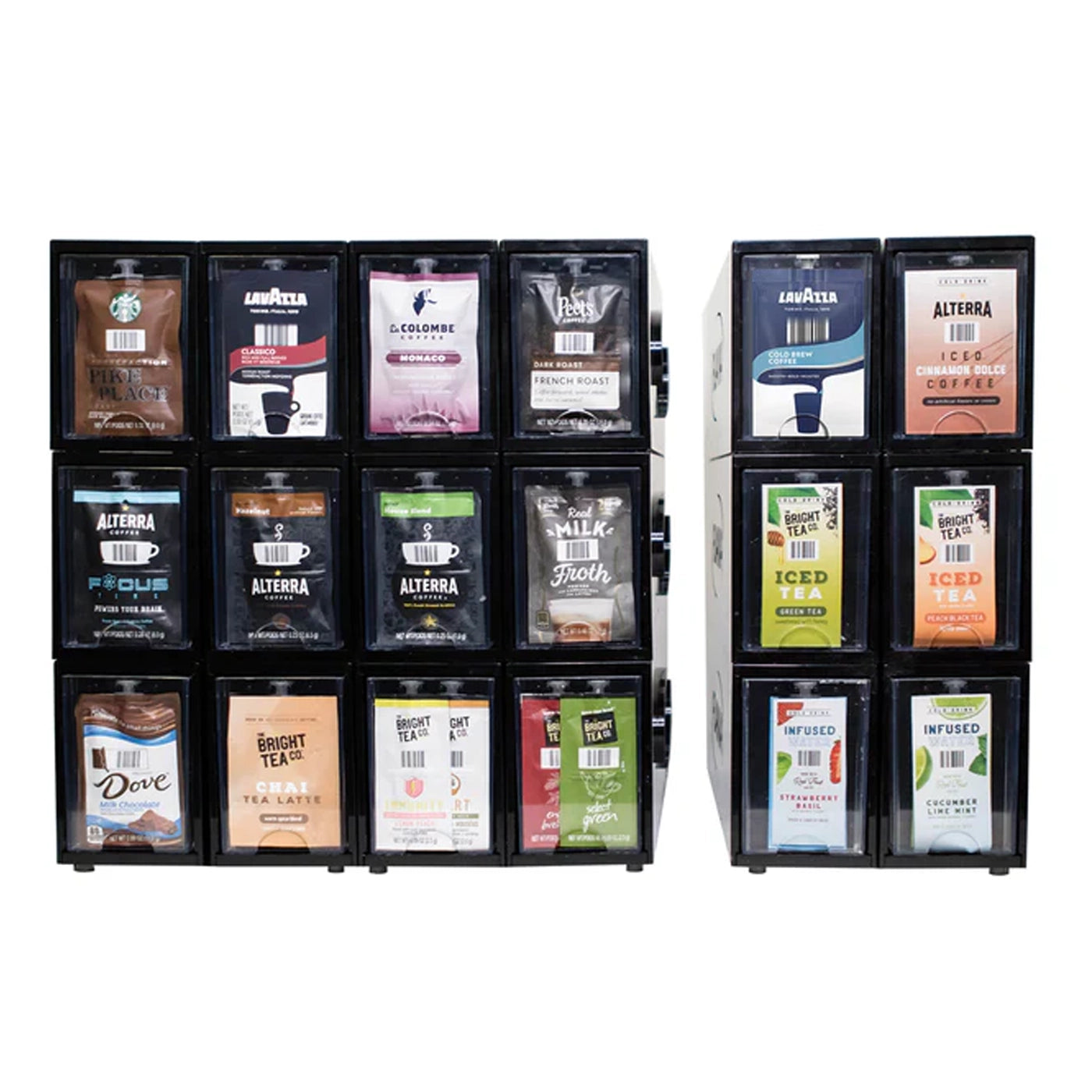 Flavia Modular Merchandizer Drawer with 12 Spaces - #25200003 | Perfect for Retail Stores, Offices & Home Organization