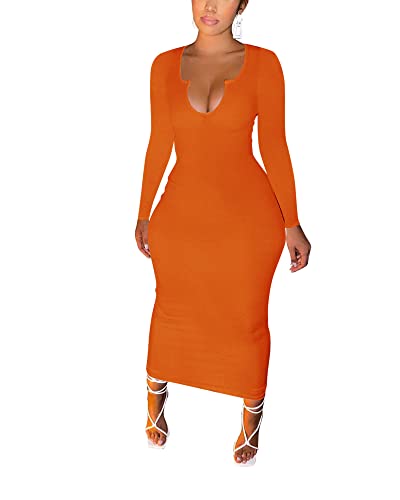 Orange B-dress