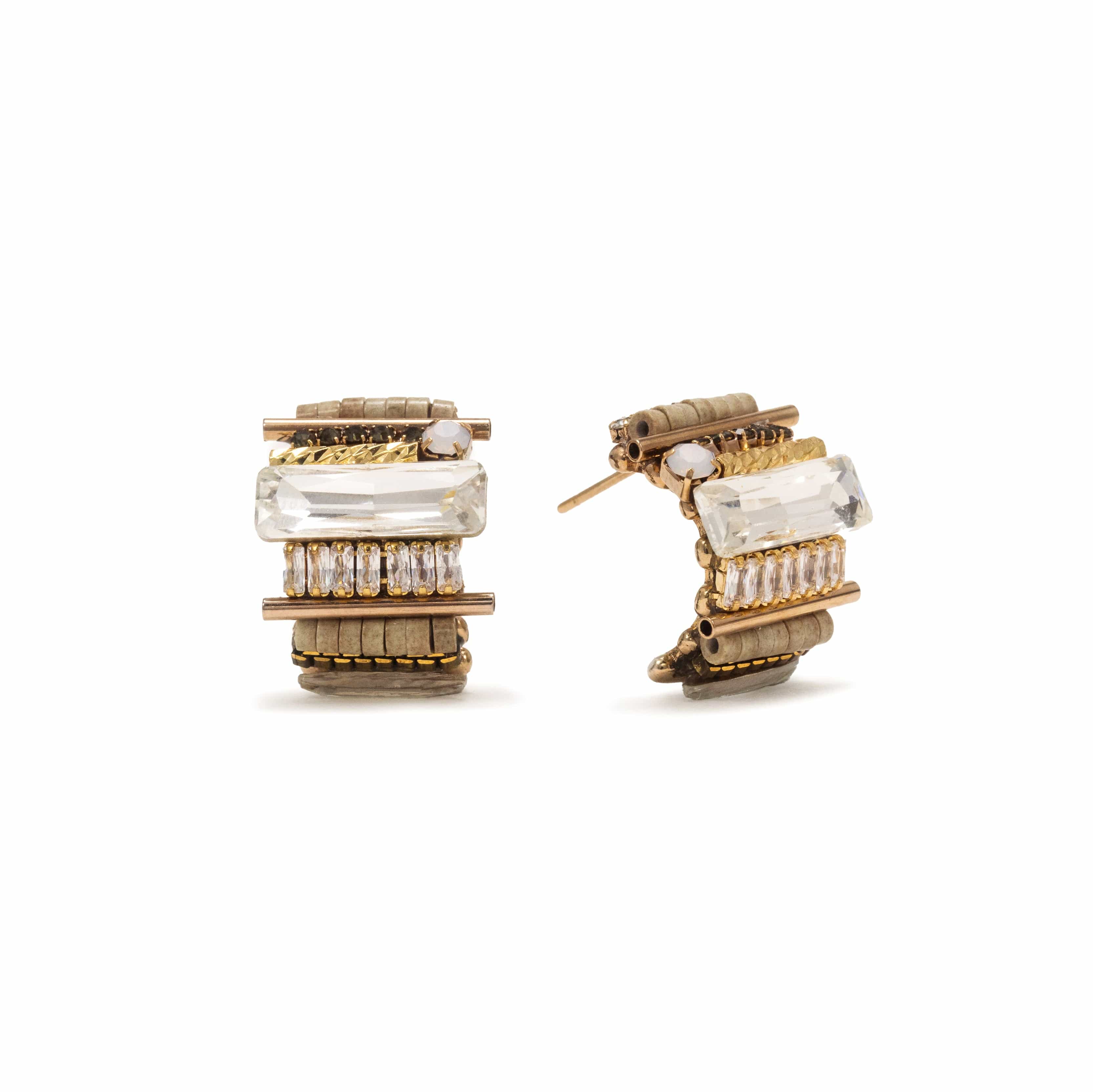 Stylish Balance Hoop Earrings for Women - Trendy Gold & Silver Dangle Earrings - Perfect for Everyday Wear, Parties & Gifts