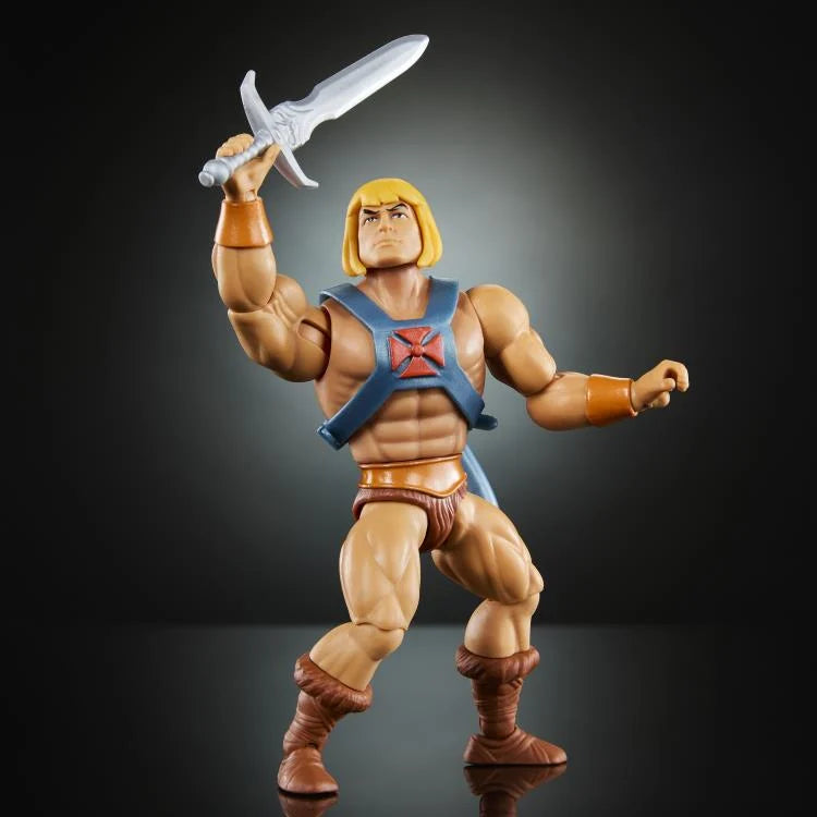 Masters of the Universe Origins He-Man Action Figure - Vintage Cartoon Collectible Toy for Display & Play | Perfect for Fans, Collectors & Gift Giving