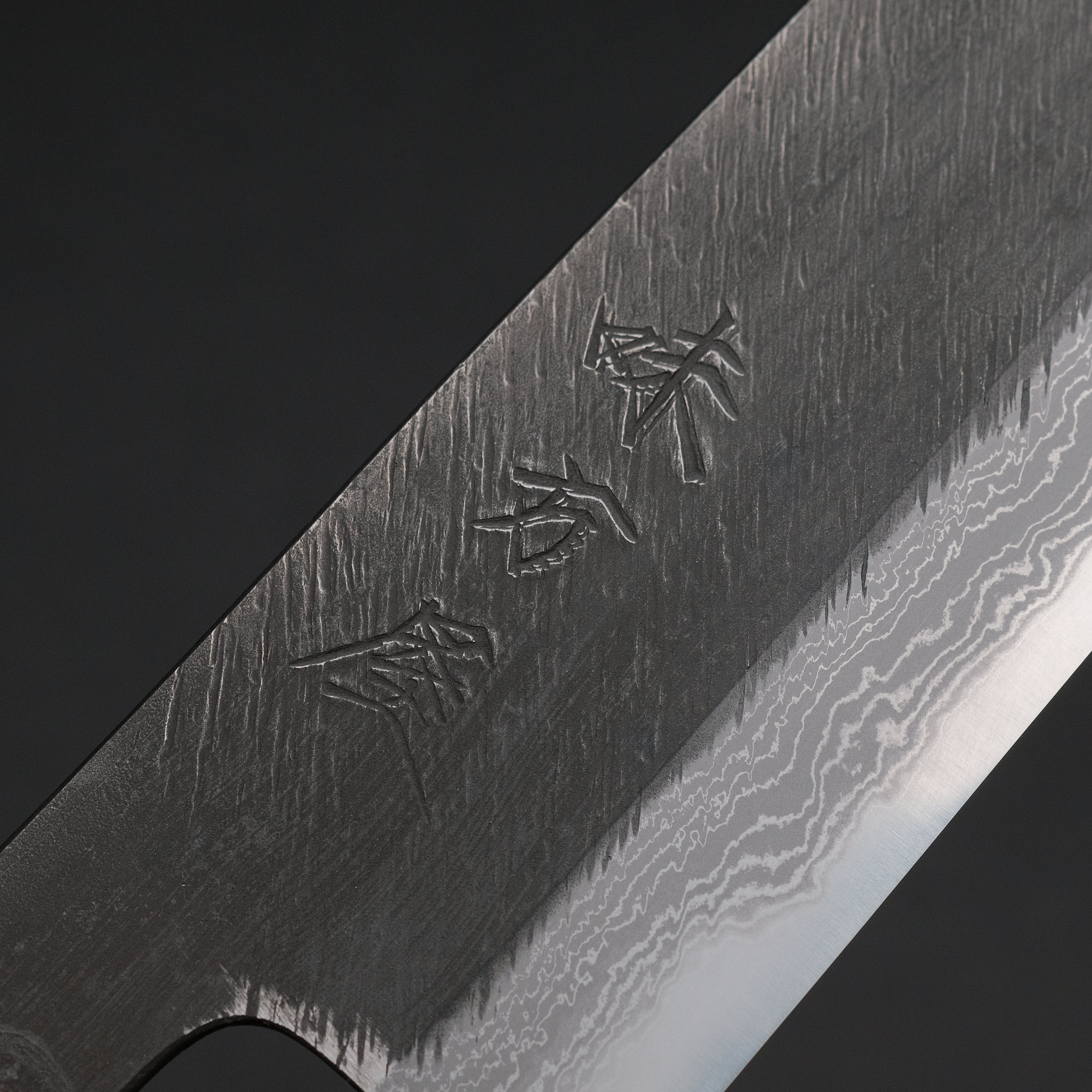Premium Ajikataya White #2 Matsuba Damascus Santoku Knife 180mm - Olive Wood & Resin Handle (#19) - Japanese Kitchen Knife for Professional Chefs & Home Cooking - Perfect for Slicing, Dicing & Chopping Vegetables, Meat & Fish