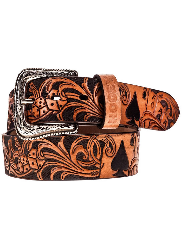 Hooey HMBLT068 Men's Gambler Vegas Filigree Brown & Black Cowboy Hat - Perfect for Western Rodeo, Country Music Festivals & Outdoor Adventures