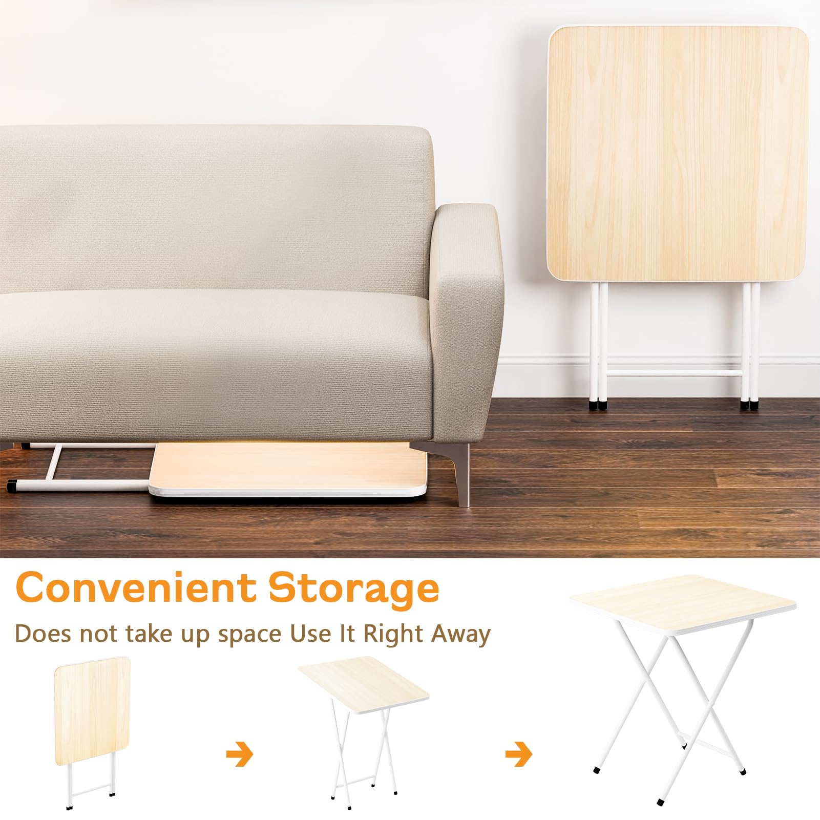 DEGTNB Small Folding Table - 27.56