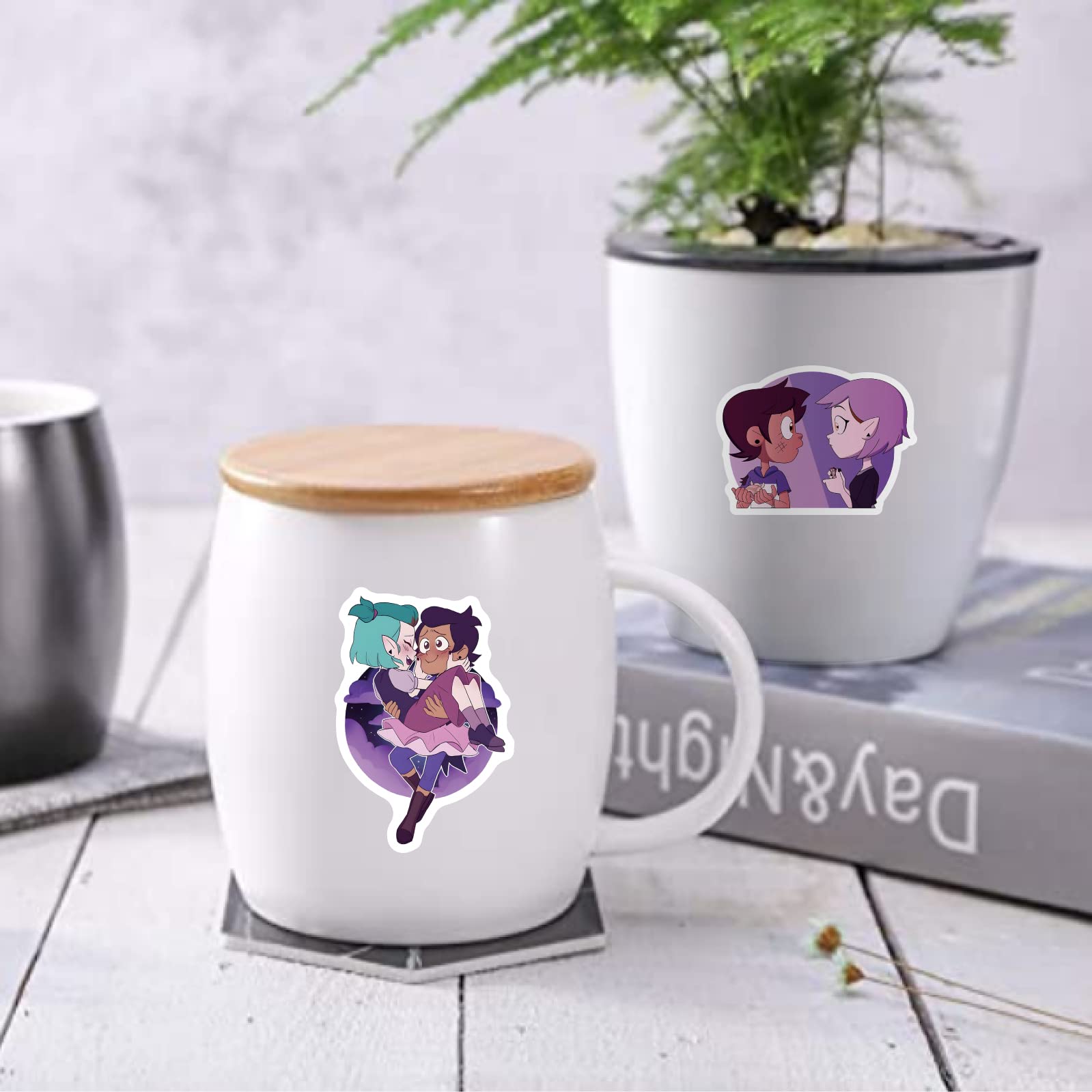 200 Pieces The Owl House Stickers Pack - Cute Aesthetic Vinyl Waterproof Stickers for Teens, Water Bottles, Laptops, Bumpers & Skateboards | Perfect Cartoon Sticker Gifts for Fans & Collectors | Great for DIY Crafts, School Supplies & Personalizing Belongings