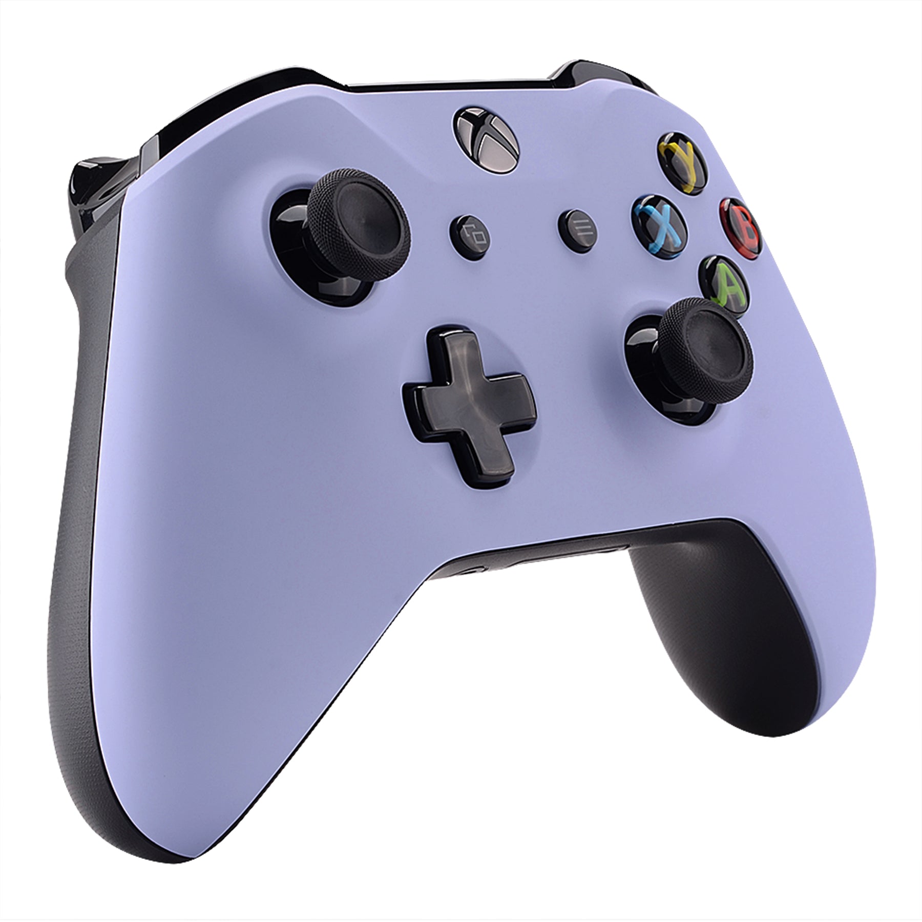 eXtremeRate Light Violet Replacement Faceplate Cover & Front Housing Shell Case for Xbox One S & Xbox One X Controller (Model 1708) - Gaming Accessory for Customization & Protection - Perfect for Gaming Enthusiasts & Streamers