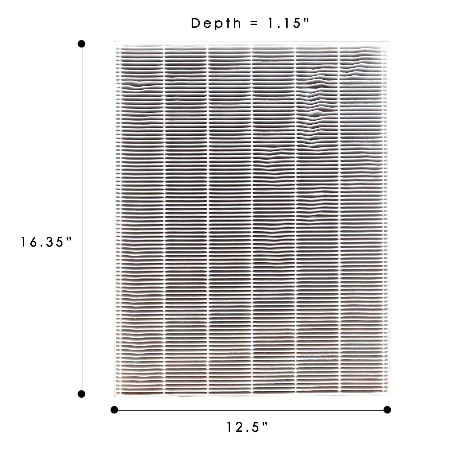MaximalPower Winix 115115 Replacement Filter A - Compatible with C535, 533-2, P300, 5300 Air Purifiers | HEPA Filter for Clean Air at Home & Office