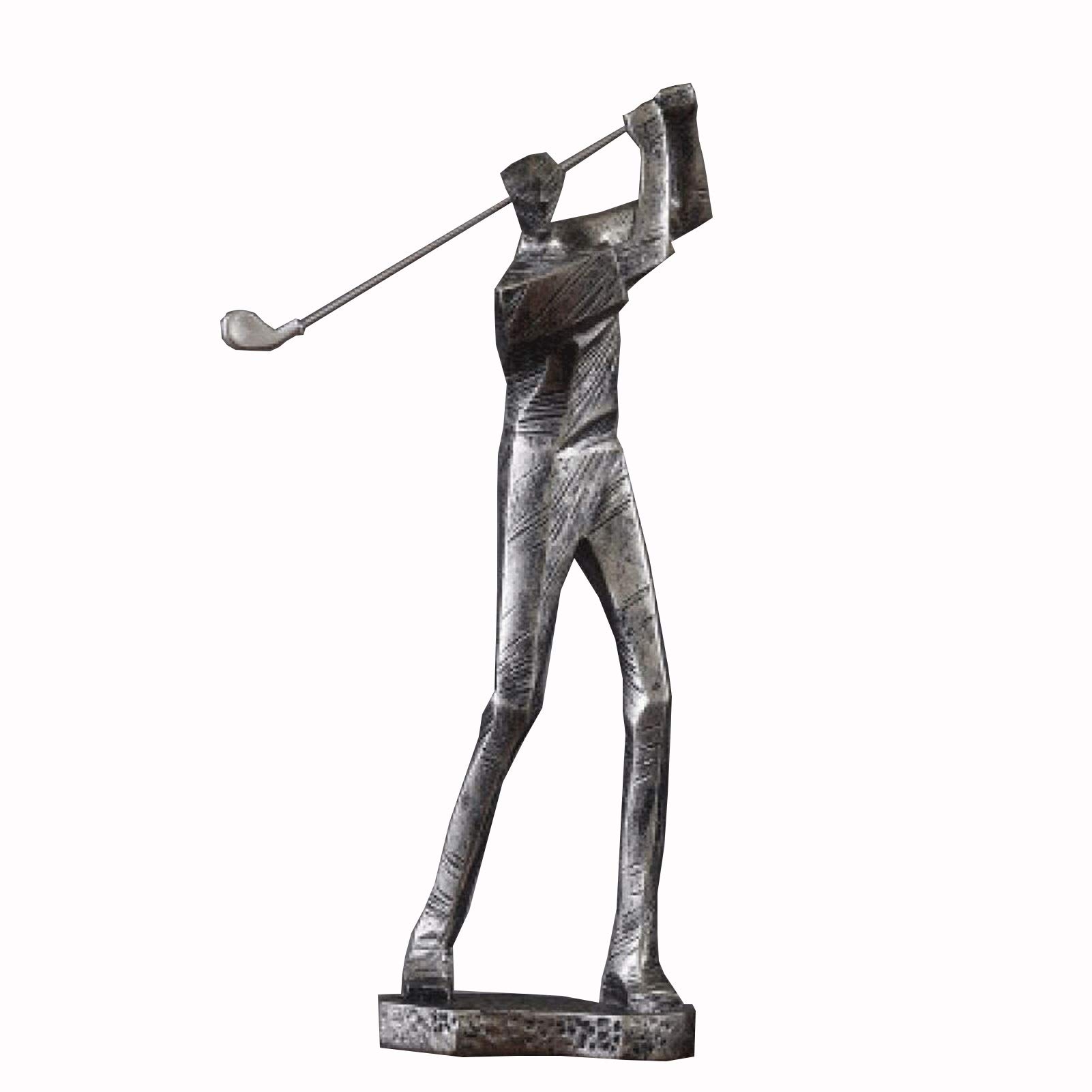 Handiya Abstract Sports Man Resin Sculpture - Modern Art Figurine for Home Decor, Office, and Gift Giving | Unique Birthday Present, Collectible Statue for Sports Fans