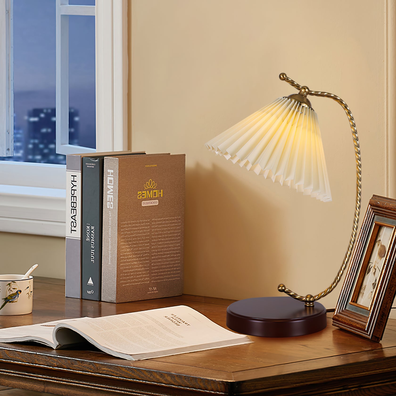 Modern Dotty Table Lamp - Stylish LED Nightstand Light for Bedroom, Living Room & Office - Soft Glow Accent Lighting for Home Decor
