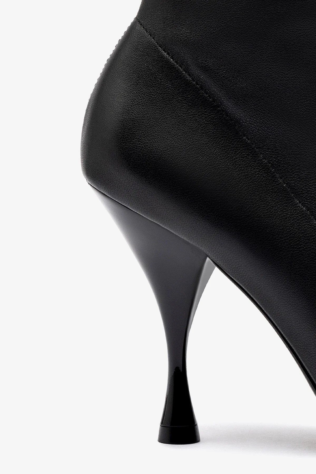 Georgia Boot Mini Black Stretch Leather Ankle Boots for Women - Comfortable & Stylish for Work, Outdoor & Casual Wear