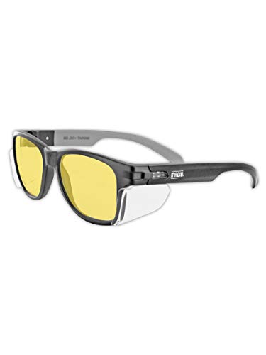 Amber Lens | Black Frame